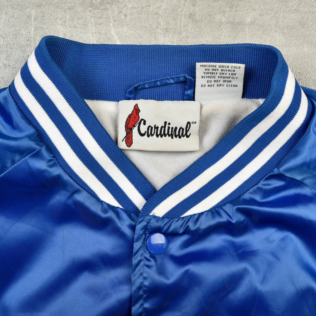 HOMESTEAD ALL STARS VINTAGE NYLON VARSITY JACKET BLUE  - LARGE