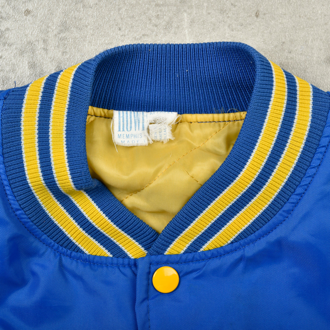 HOWE ATHLETICS VINTAGE NYLON VARSITY JACKET - M/L