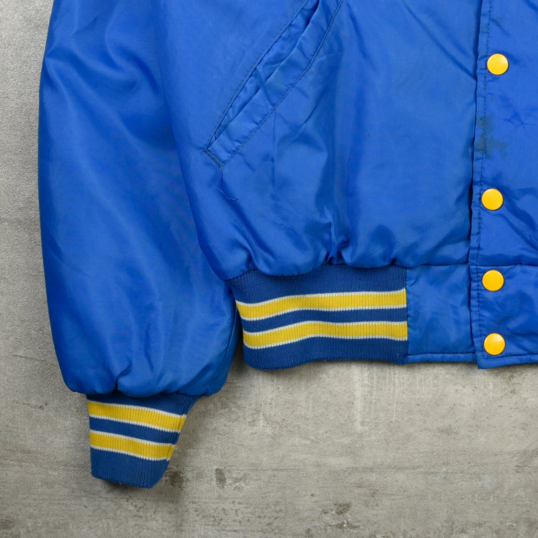 HOWE ATHLETICS VINTAGE NYLON VARSITY JACKET - M/L