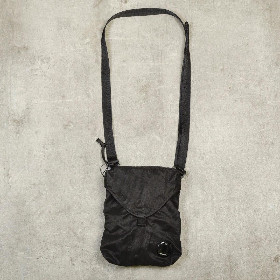 NYLON B GARMENT DYED CROSSBODY BAG  - OS