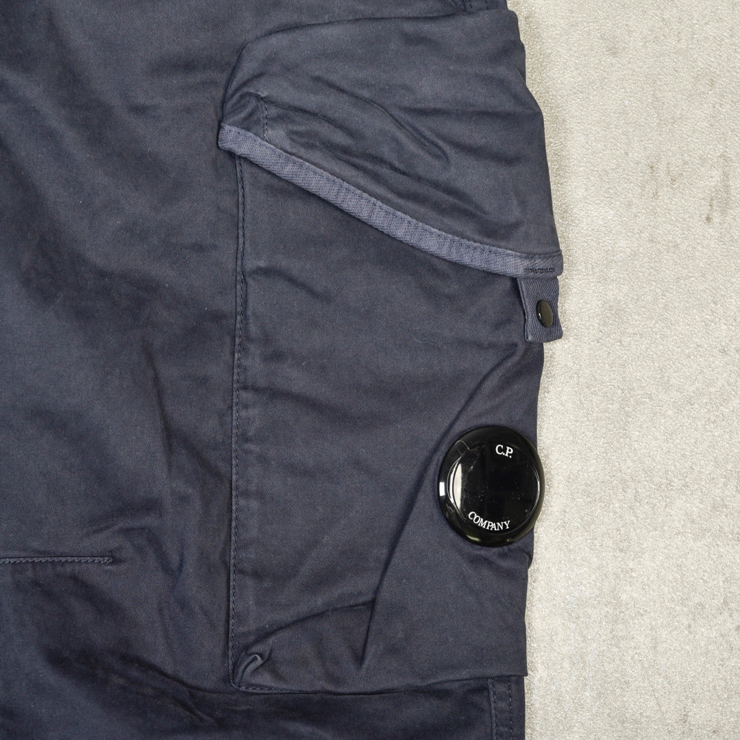 STRETCH SATEEN ERGONOMIC LENS CARGO PANTS -  46