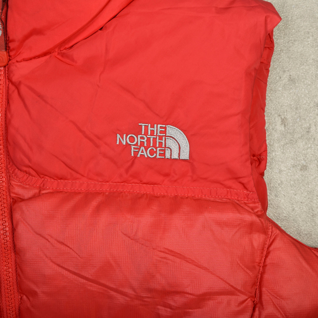 THE NORTH FACE NUPTSE 700 PUFFER VEST RED - WMNS LARGE