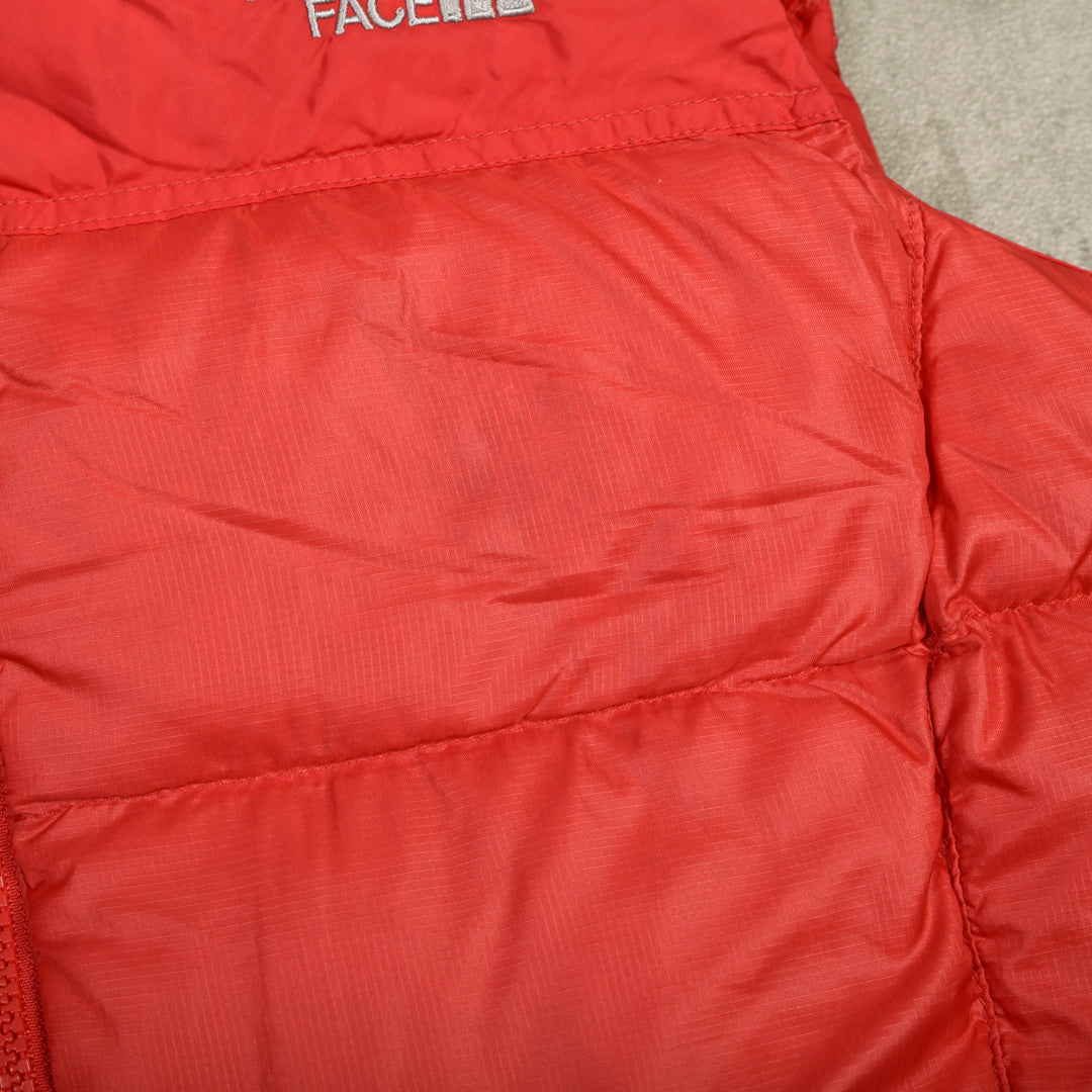 THE NORTH FACE NUPTSE 700 PUFFER VEST RED - WMNS LARGE