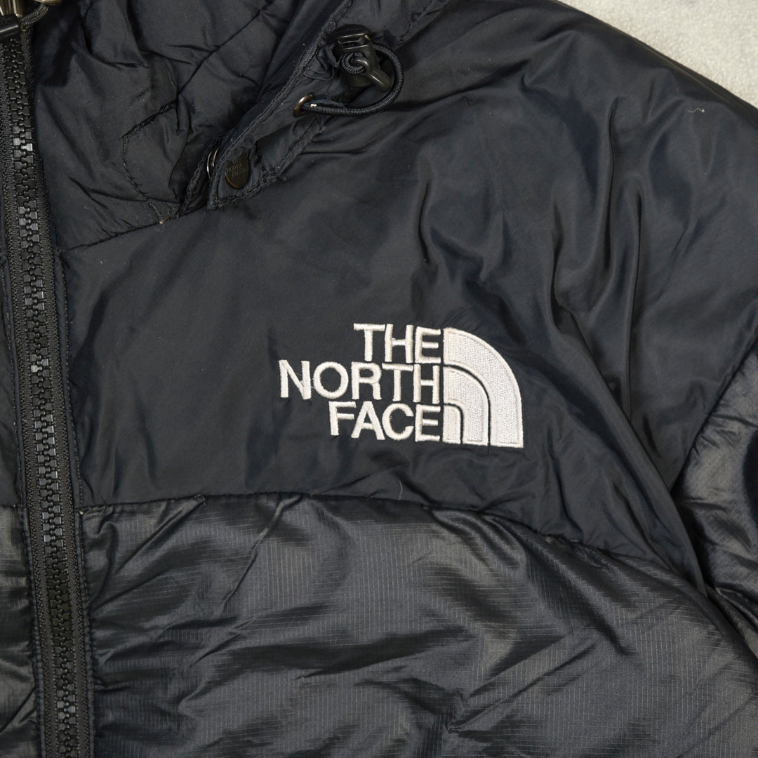 NUPTSE 700 HOODED PUFFER JACKET BLACK - M