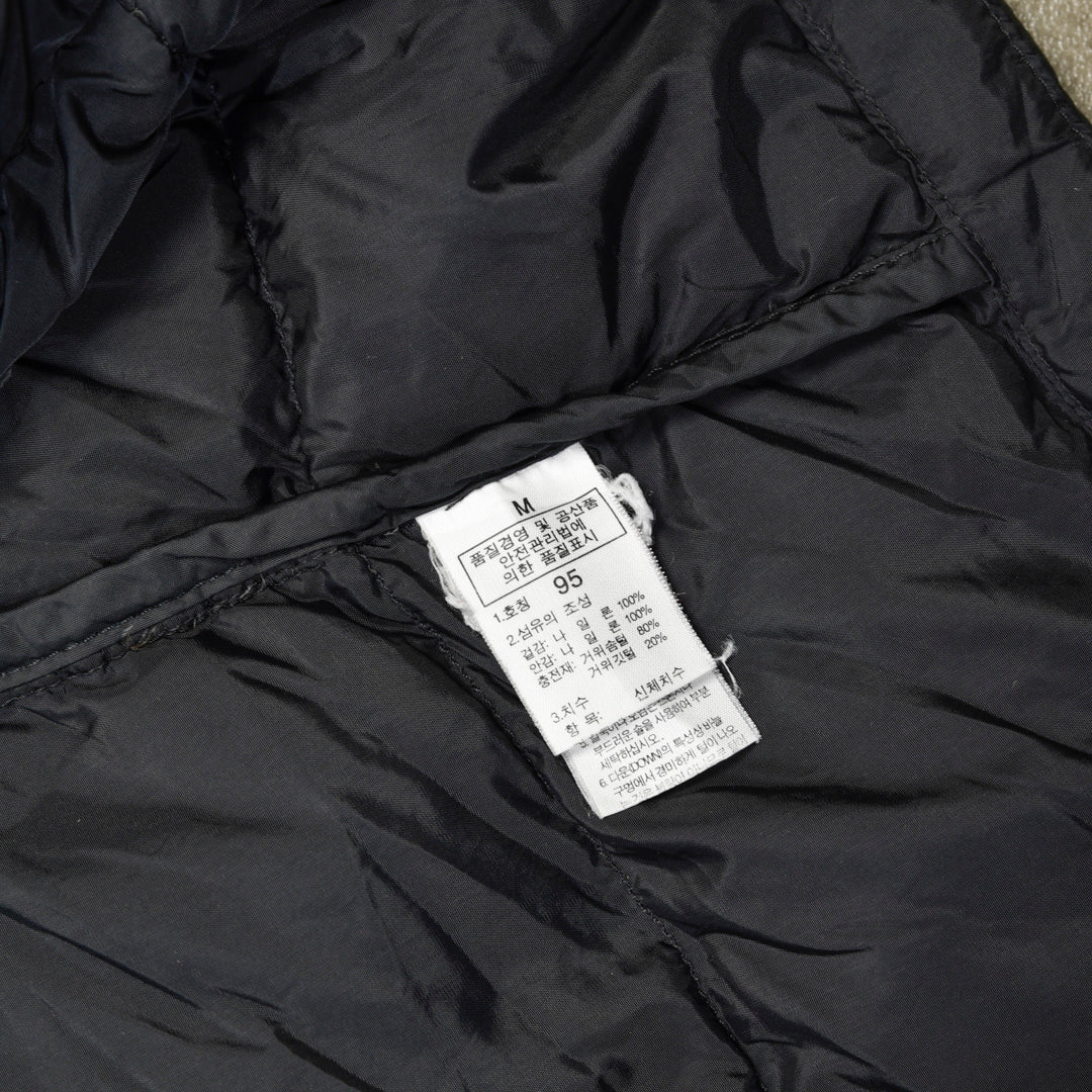 NUPTSE 700 HOODED PUFFER JACKET BLACK - M