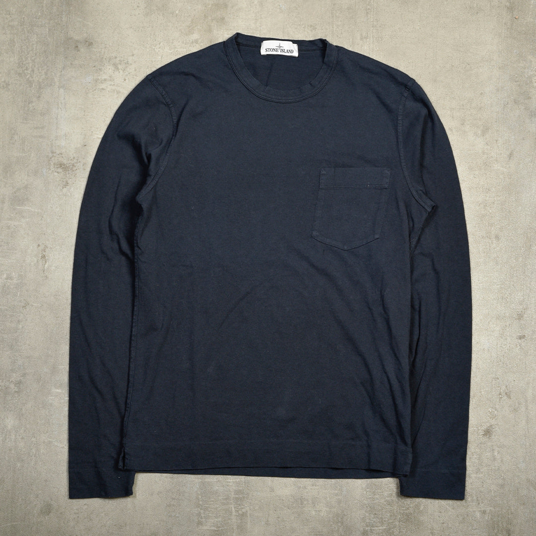 LONG SLEEVES TEE BLUE - SMALL