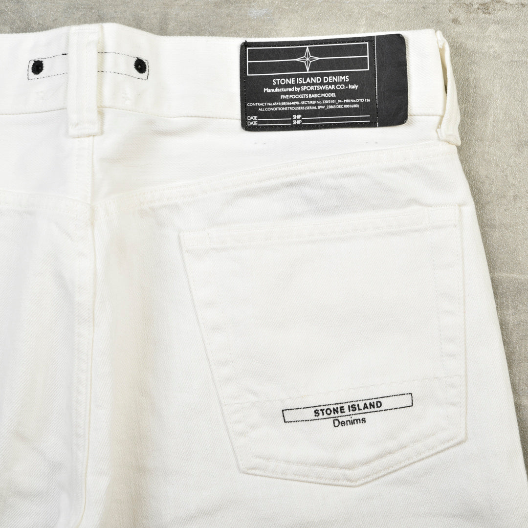 DENIMS TROUSERS WHITE - 31