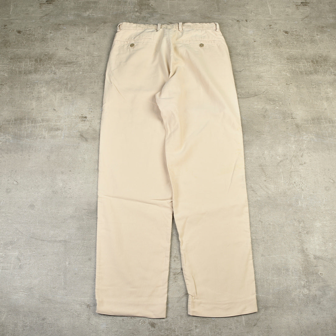 VINTAGE CHINO TROUSERS BEIGE - 46