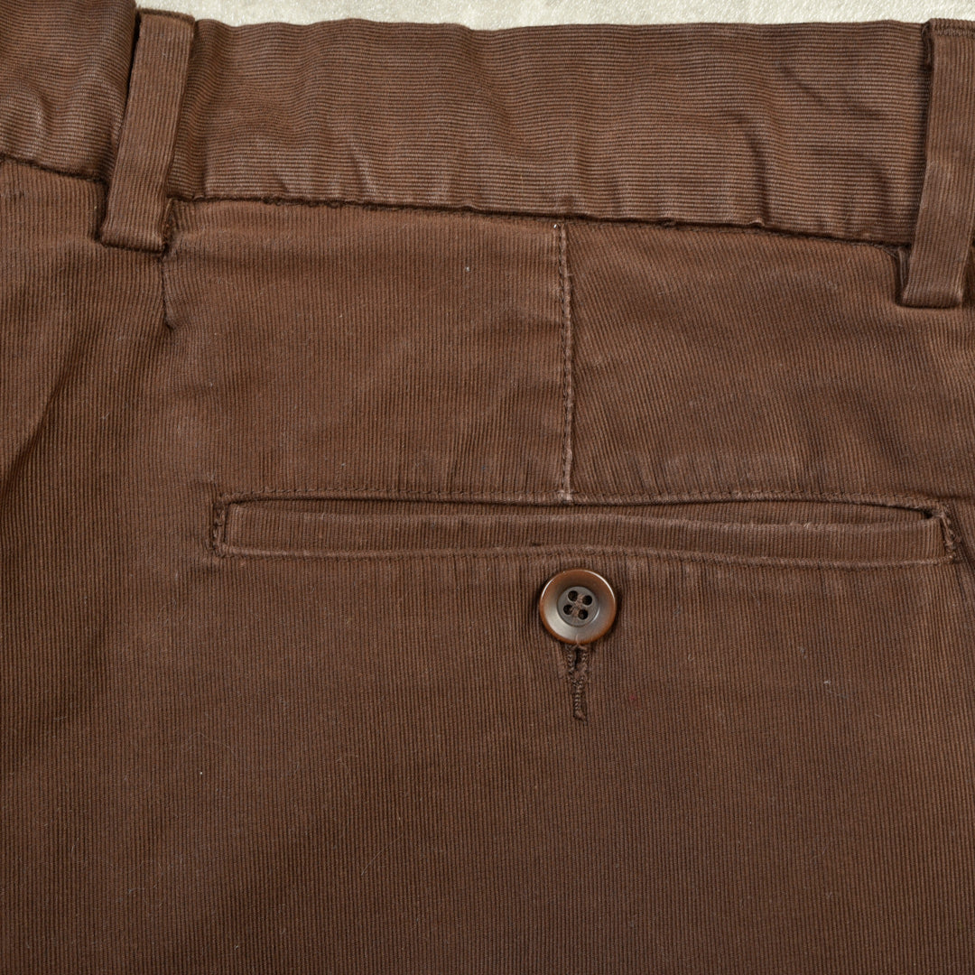 VINTAGE CHINO TROUSERS BROWN -