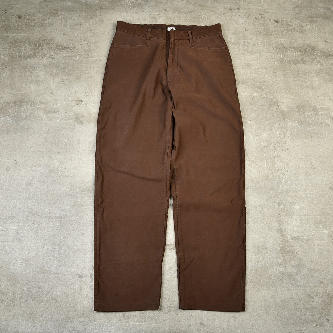 VINTAGE CHINO TROUSERS BROWN -