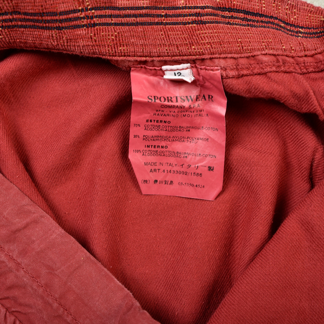 FATIGUE PANTS RED -  XS/S