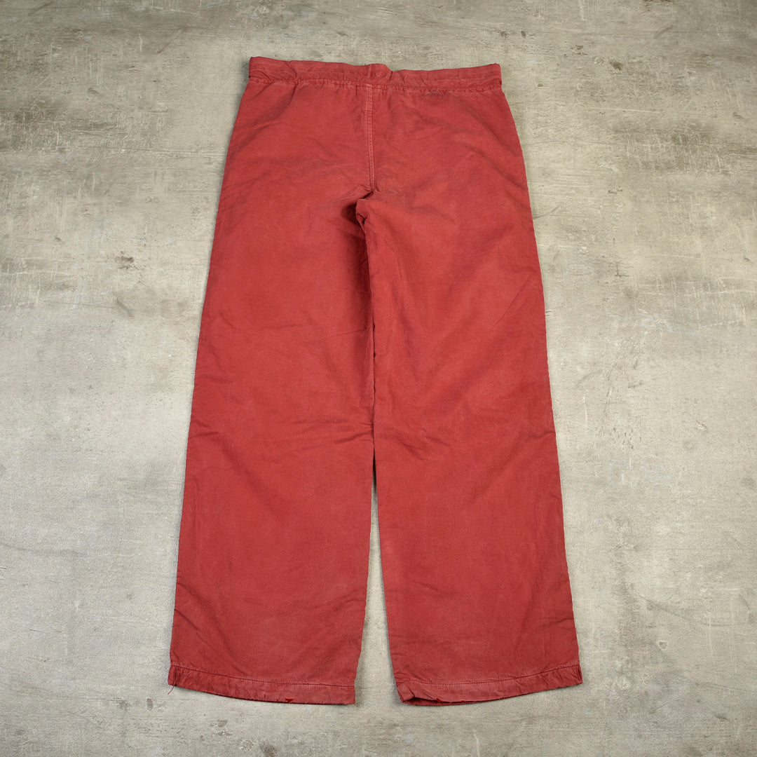 FATIGUE PANTS RED -  XS/S