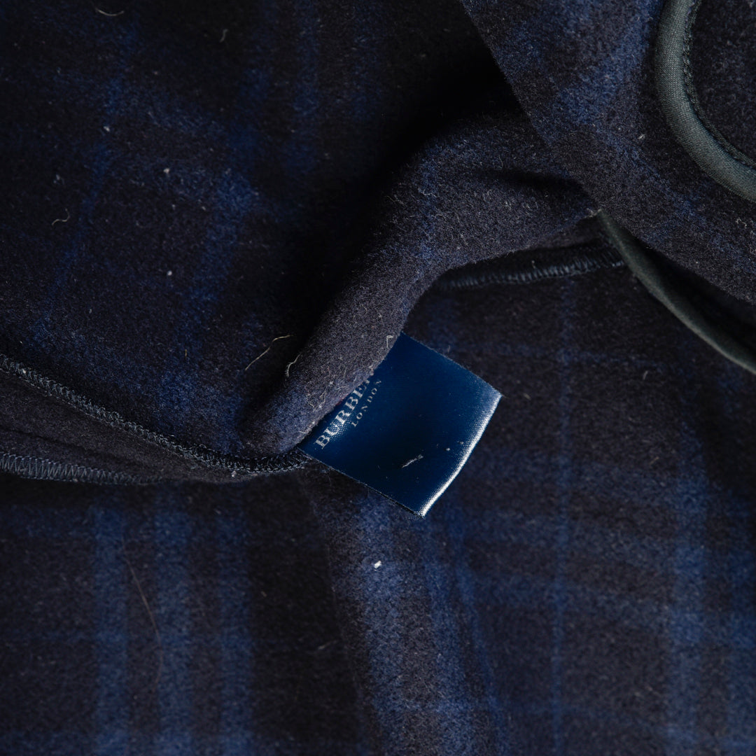 BURBERRY DUFFEL COAT BLUE - S/M