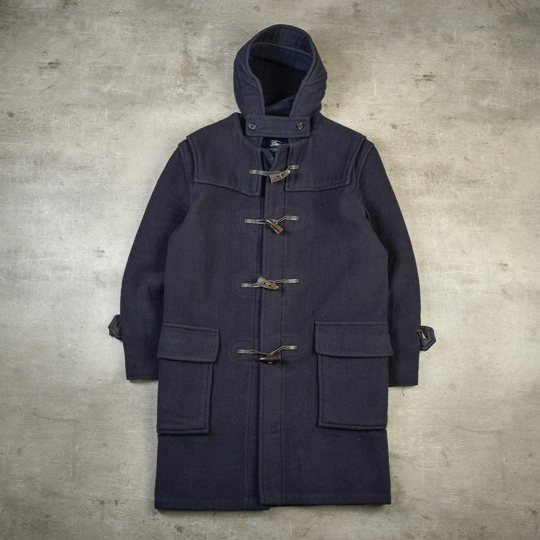 BURBERRY DUFFEL COAT BLUE - S/M