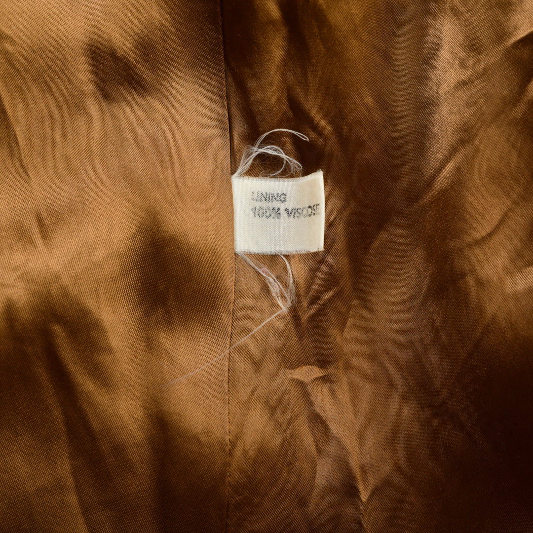 AQUASCUTUM VINTAGE WOOL CAMEL COAT - XL