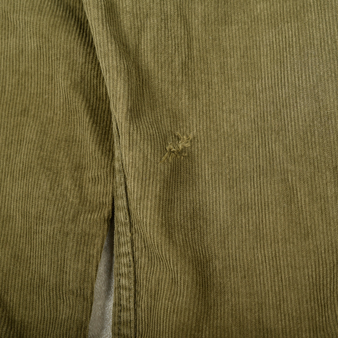 LEVIS 508  VELVET CORDUROY TROUSERS GREEN - 28