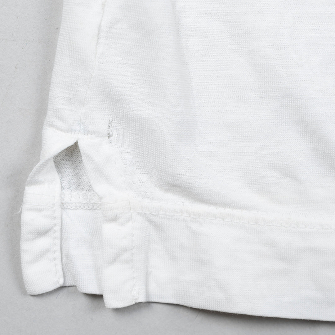 Light Cotton Polo T-Shirt White