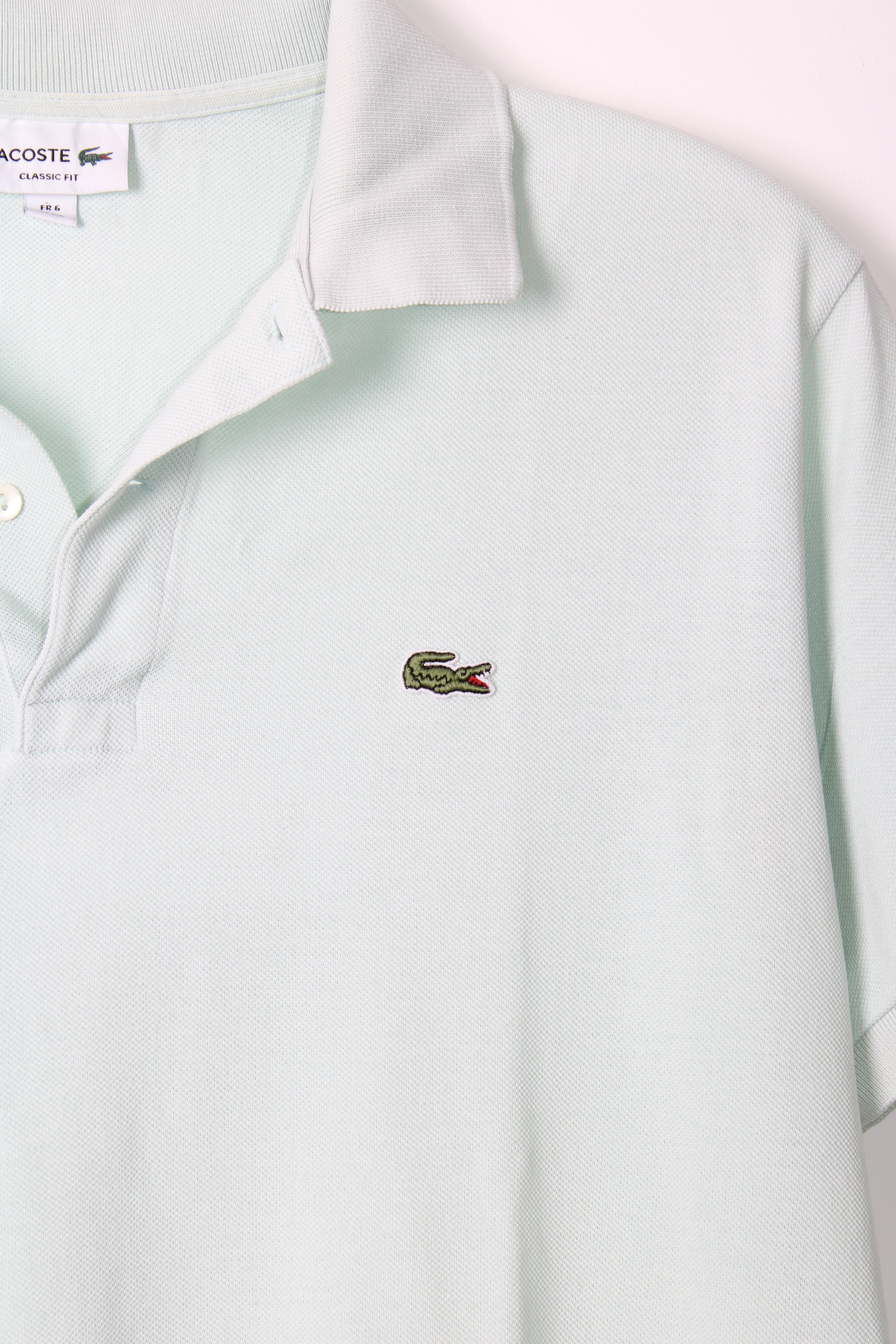 LACOSTE POLO SHIRT AQUA GREEN - XL