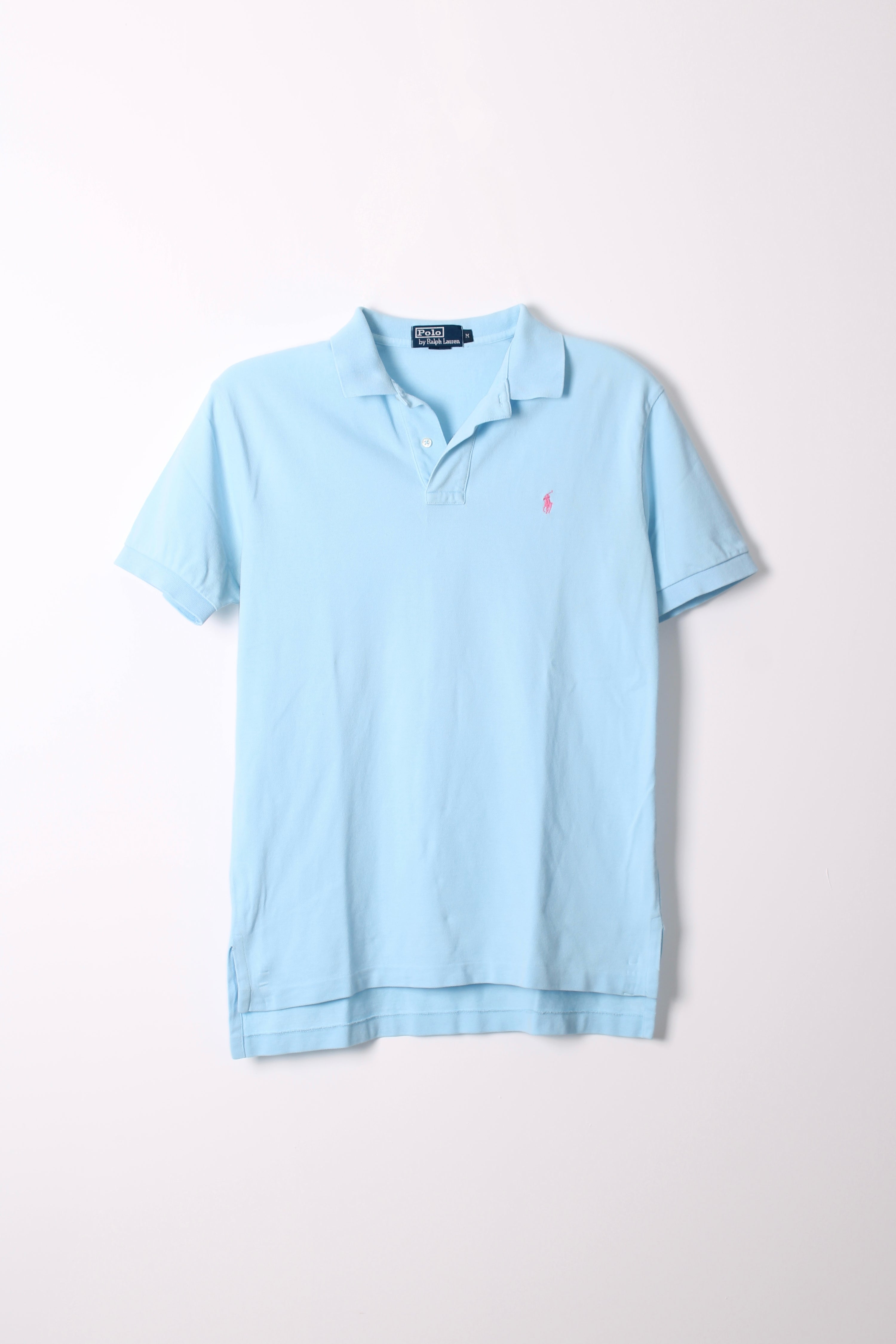 RALPH LAUREN POLO SHIRT LIGHT BLUE - M