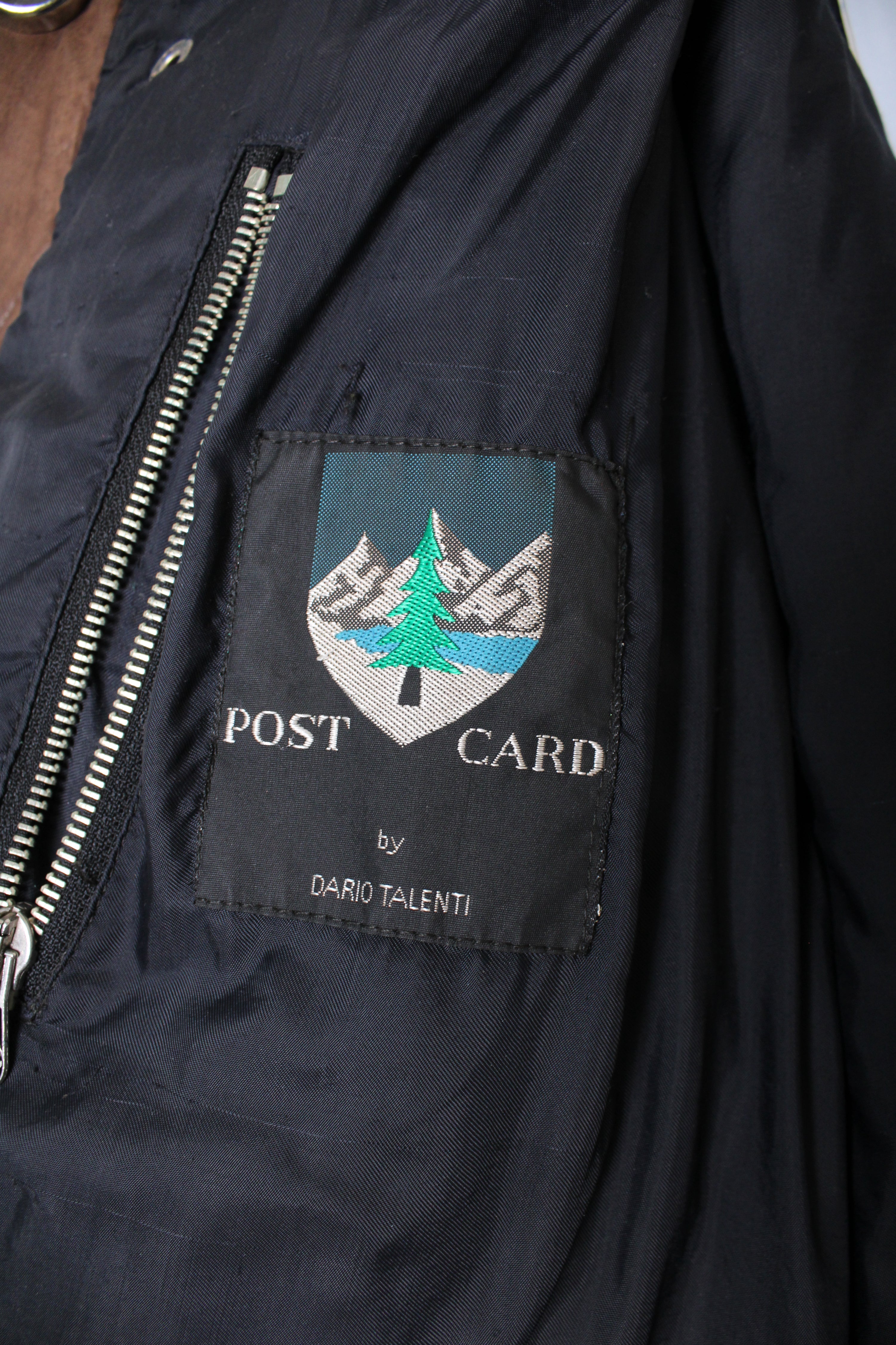 VINTAGE PARKA LEATHER JACKET BROWN  -  XL