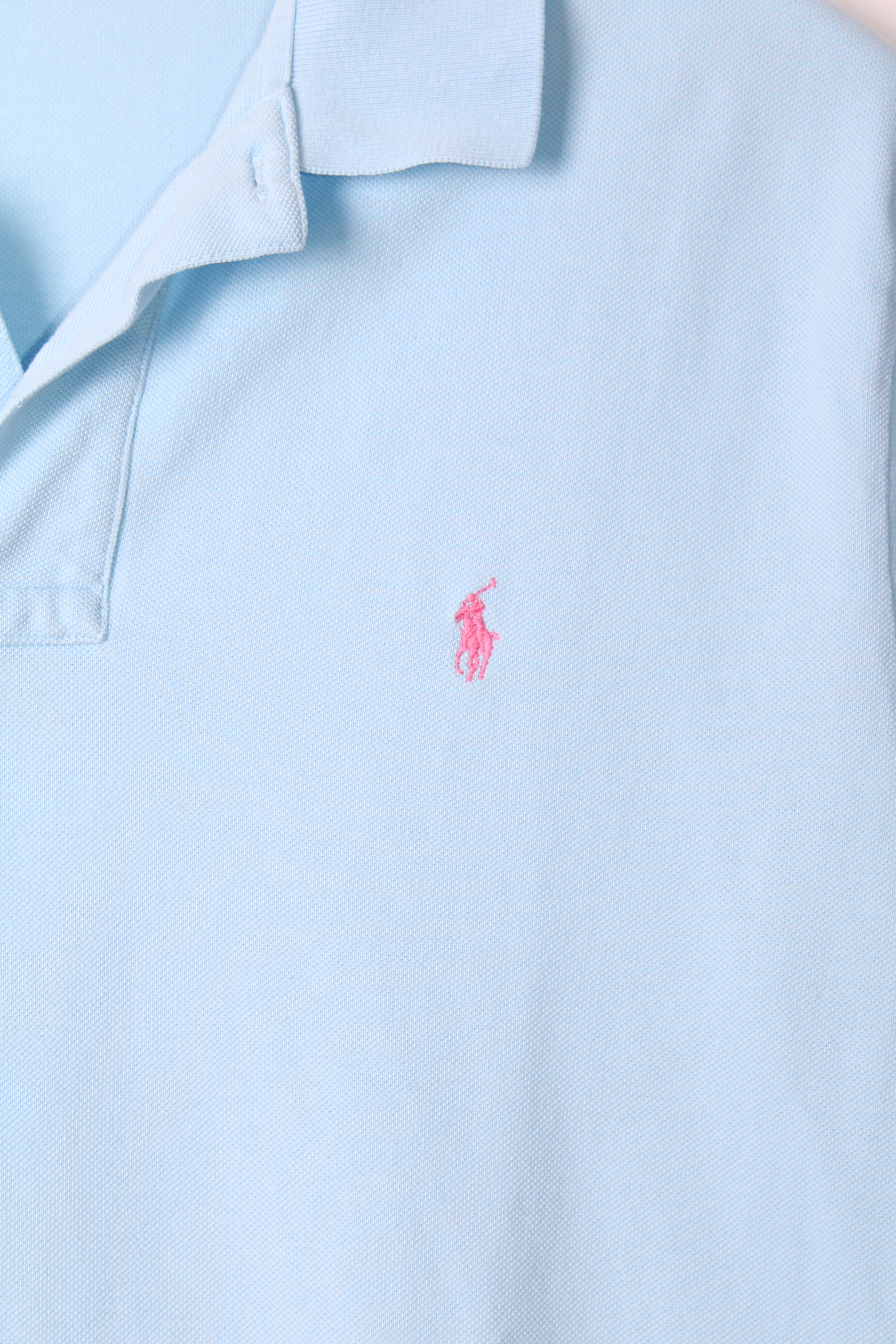 RALPH LAUREN POLO SHIRT LIGHT BLUE - M