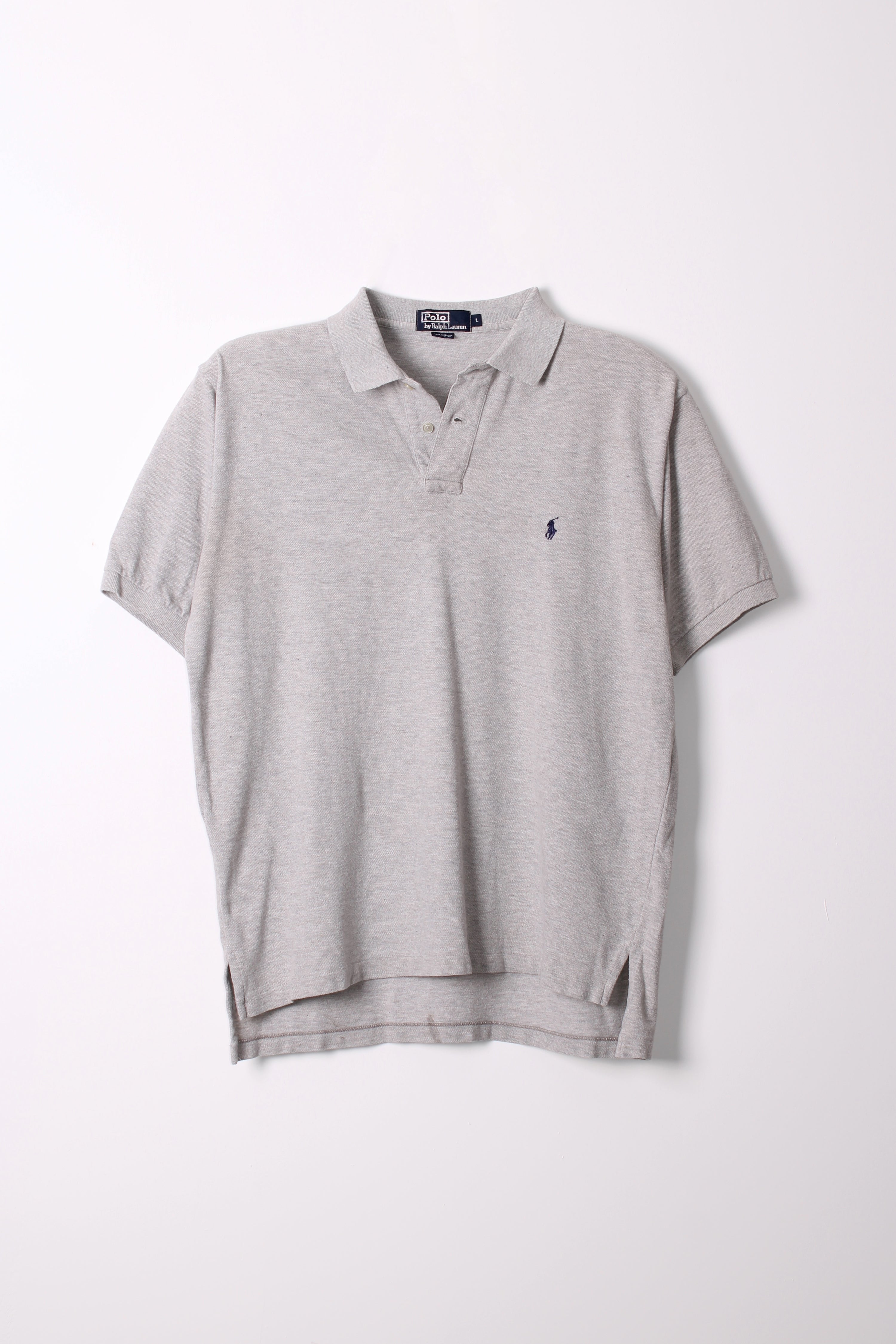 RALPH LAUREN POLO SHIRT GREY - L