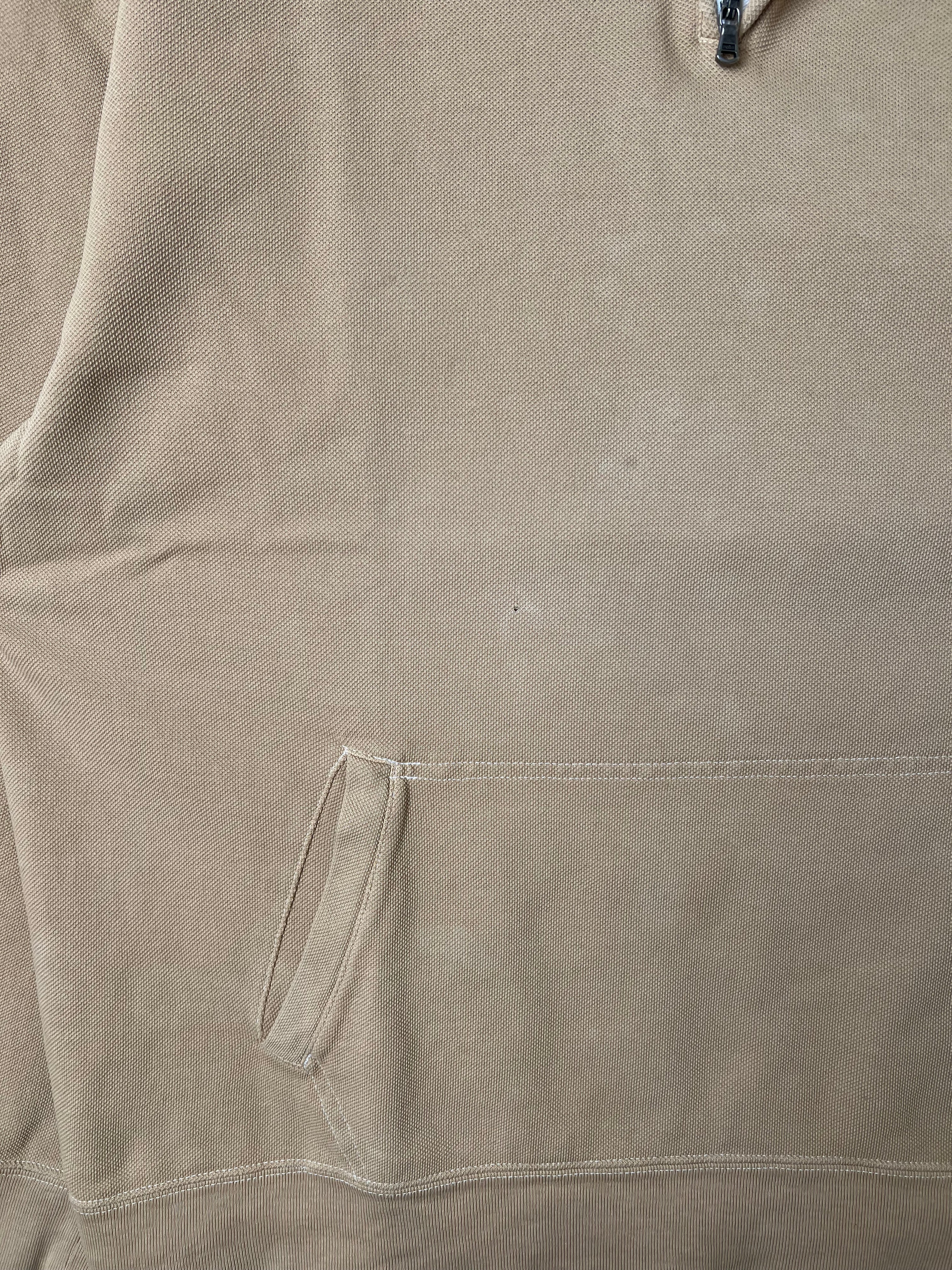 RALPH LAUREN QUARTER ZIP SWEATER BEIGE - XL
