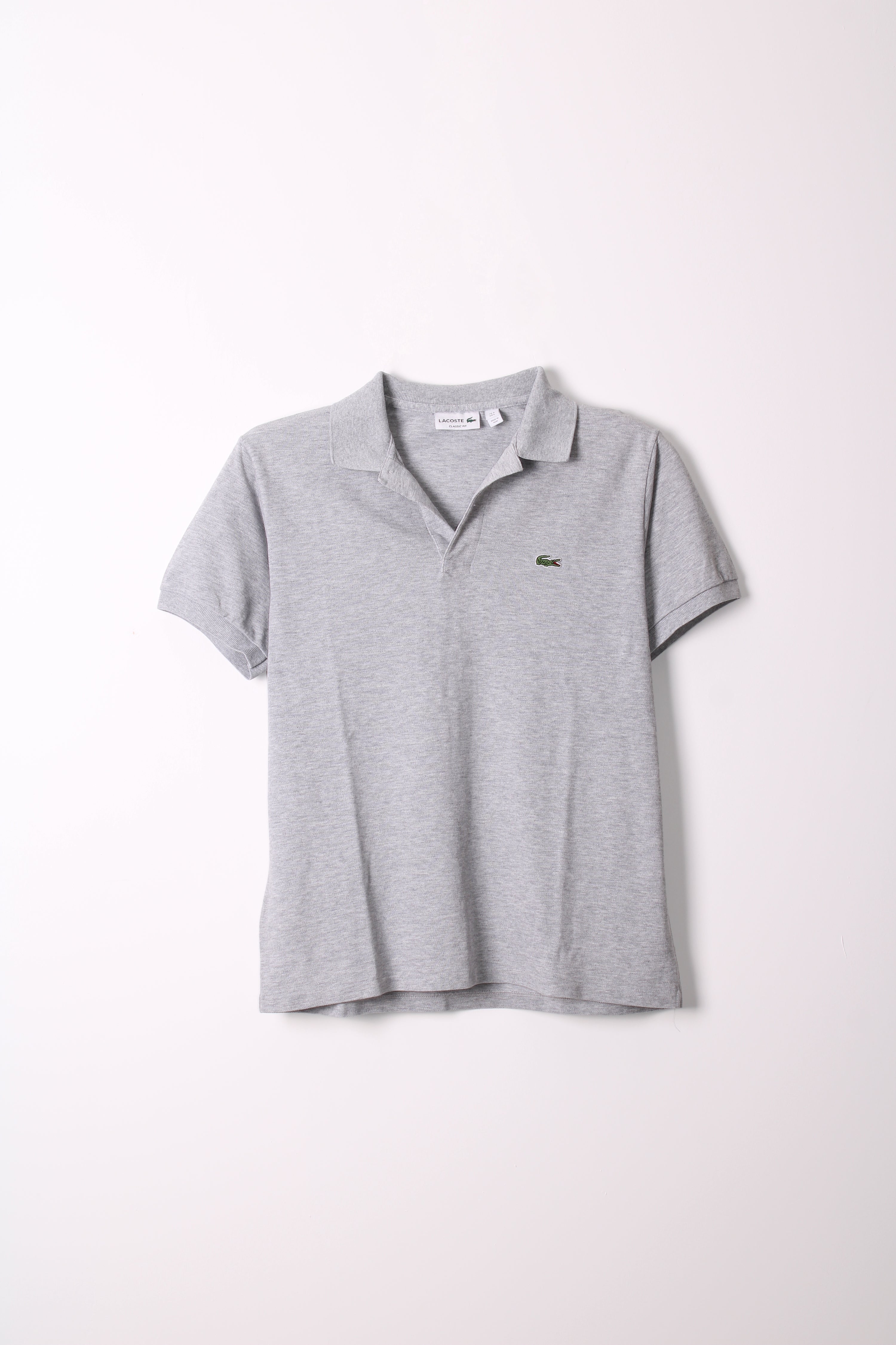 LACOSTE POLO SHIRT GREY - L