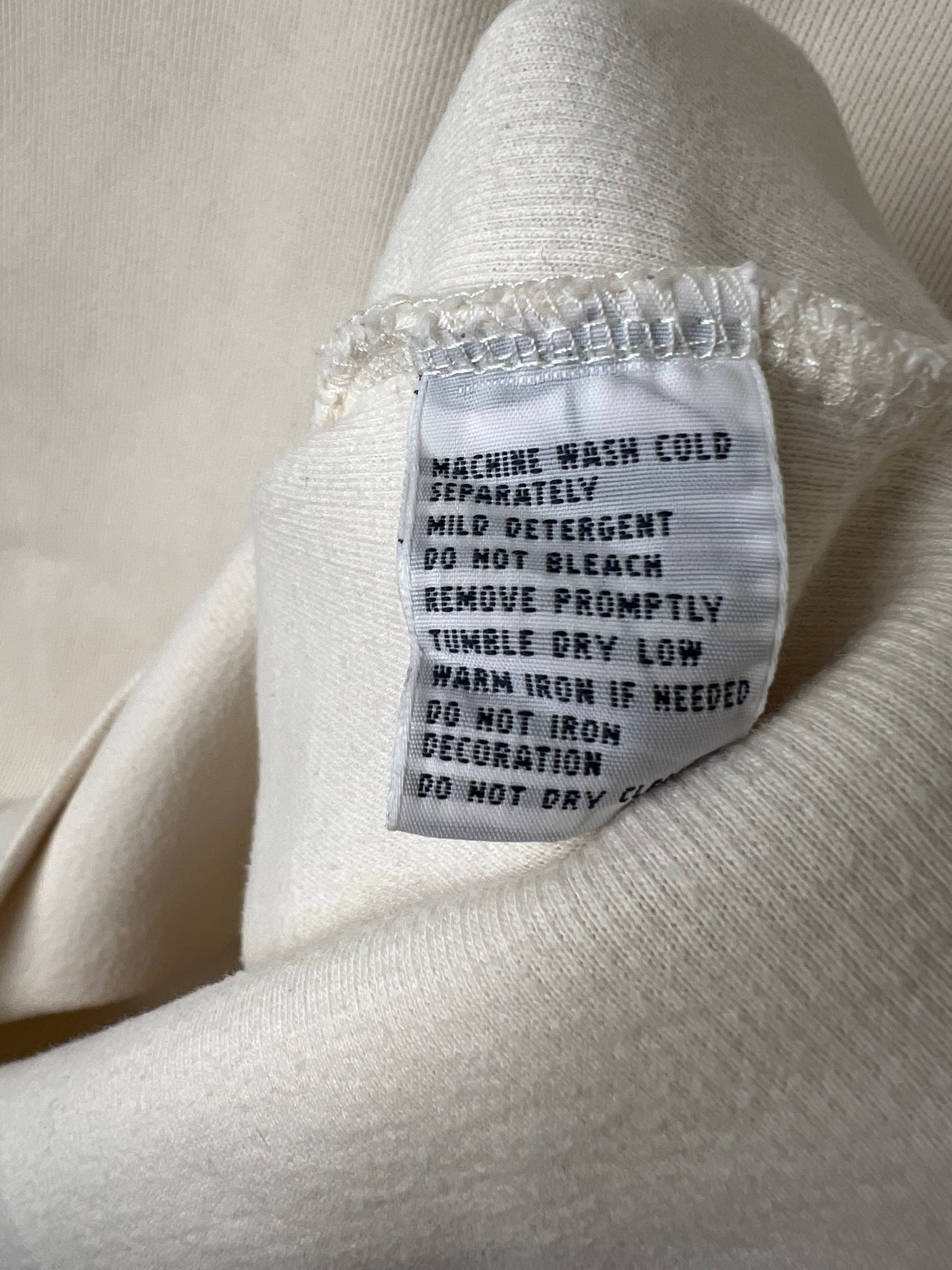RALPH LAUREN QUARTER ZIP SWEATER CREAM WHITE - XXL