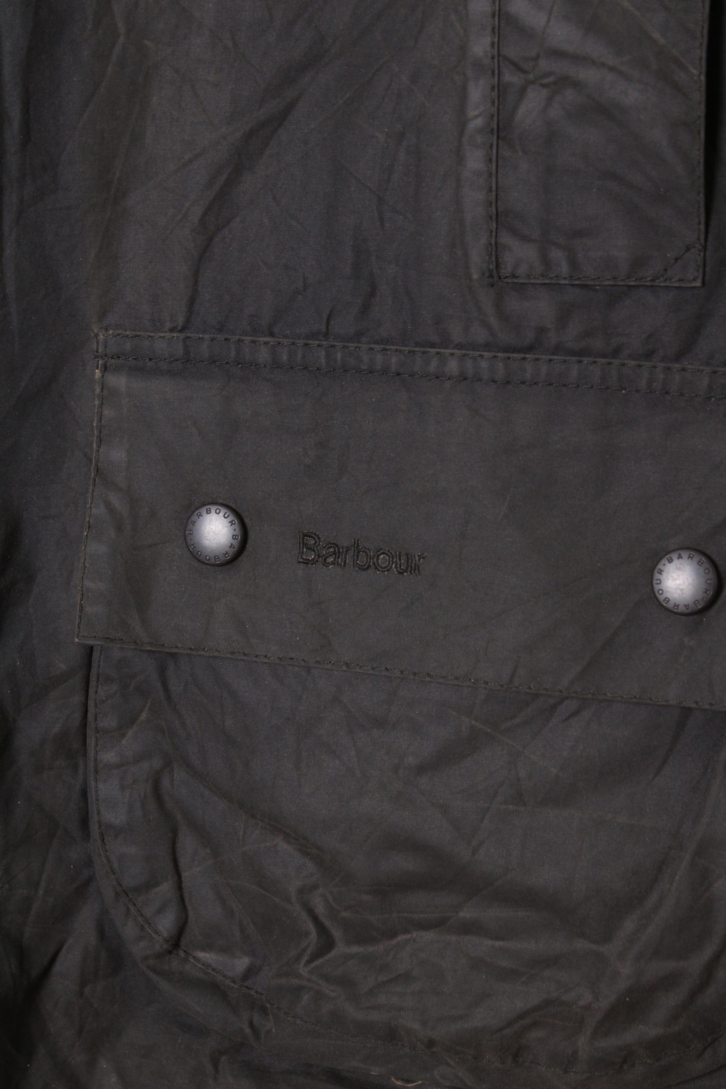 BARBOUR BEAUFORT WAXED JACKET BLUE - L/XL