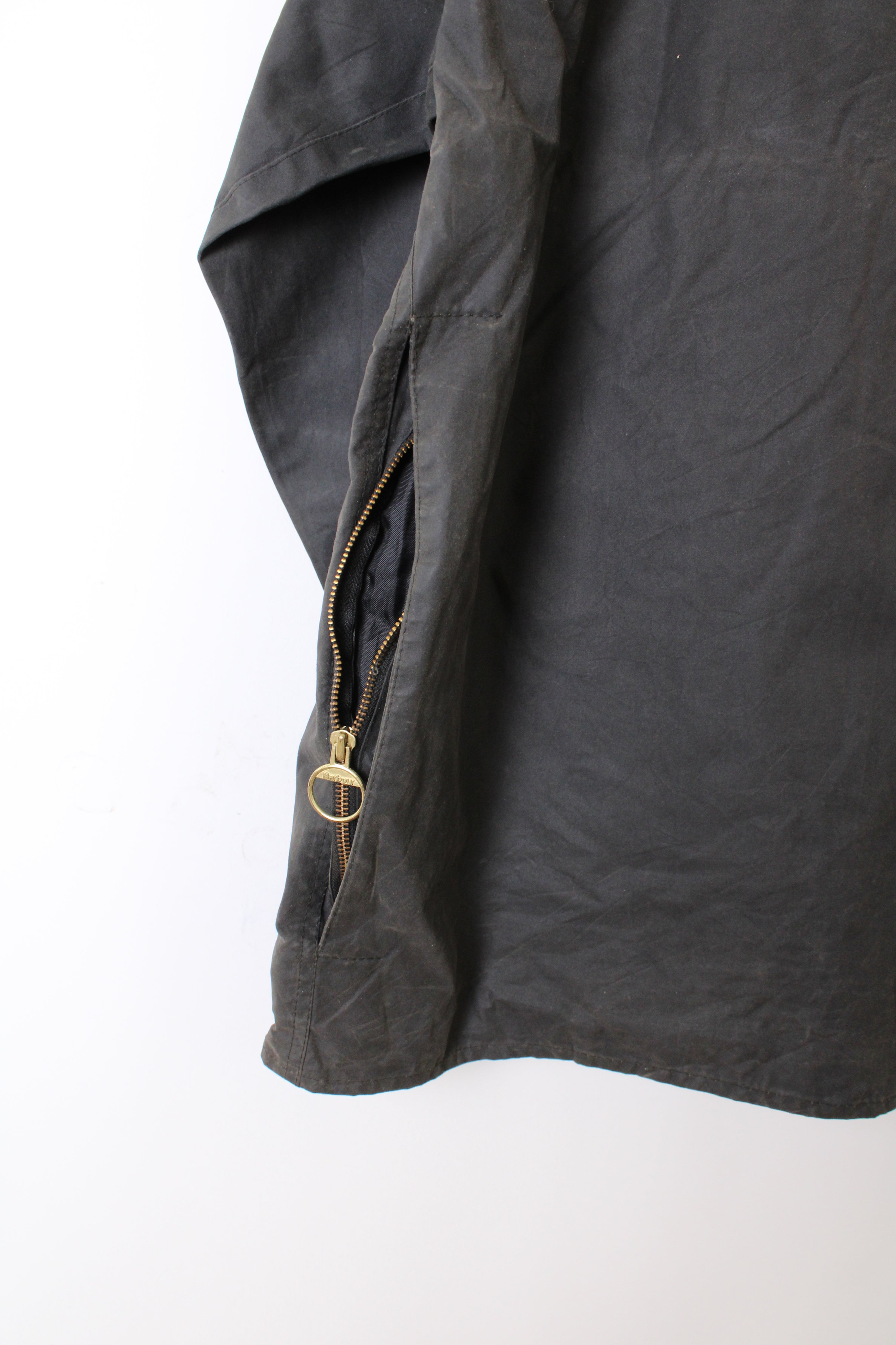 BARBOUR BEAUFORT WAXED JACKET BLUE - L/XL