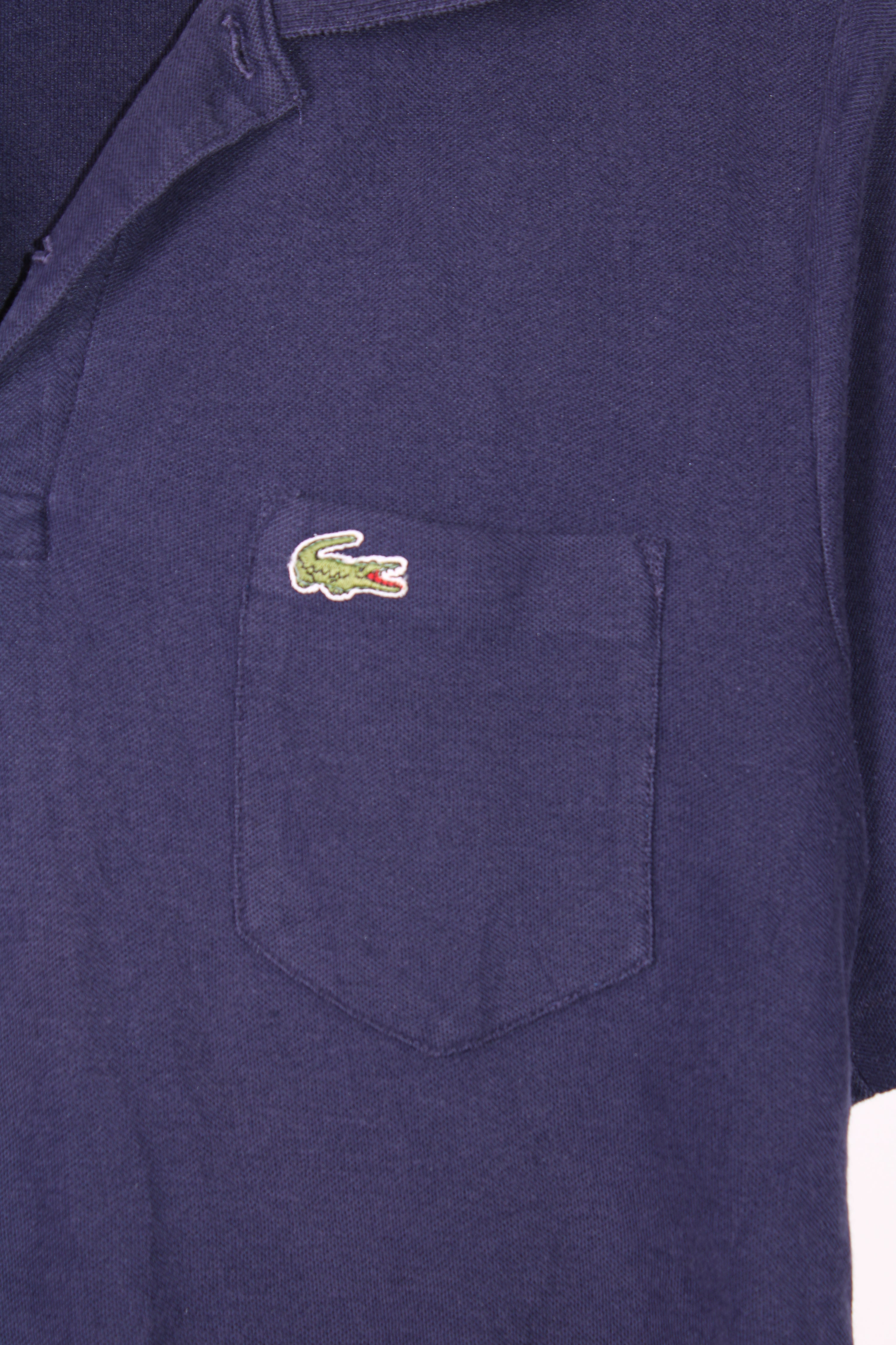 LACOSTE POLO SHIRT NAVY BLUE - M