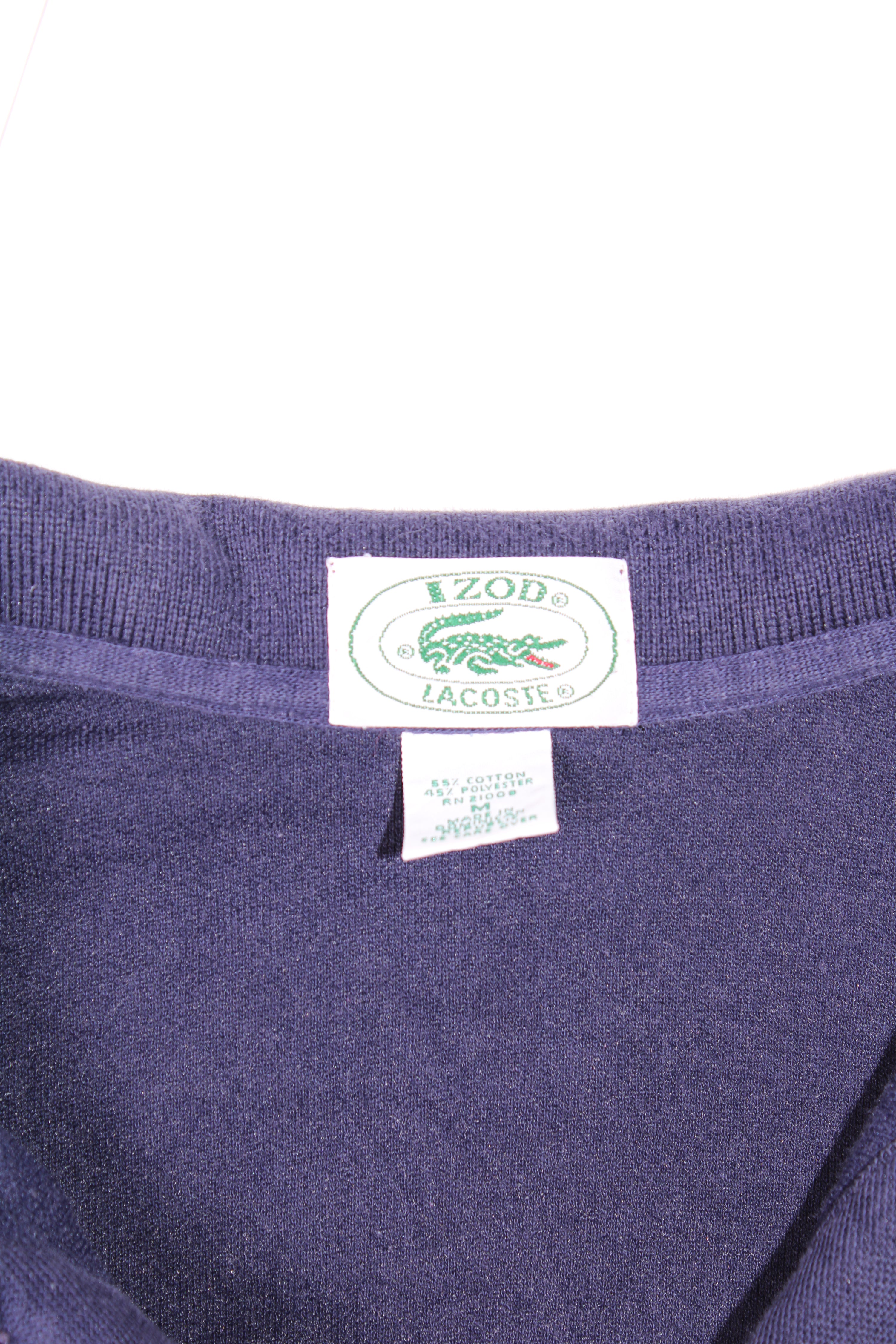 LACOSTE POLO SHIRT NAVY BLUE - M