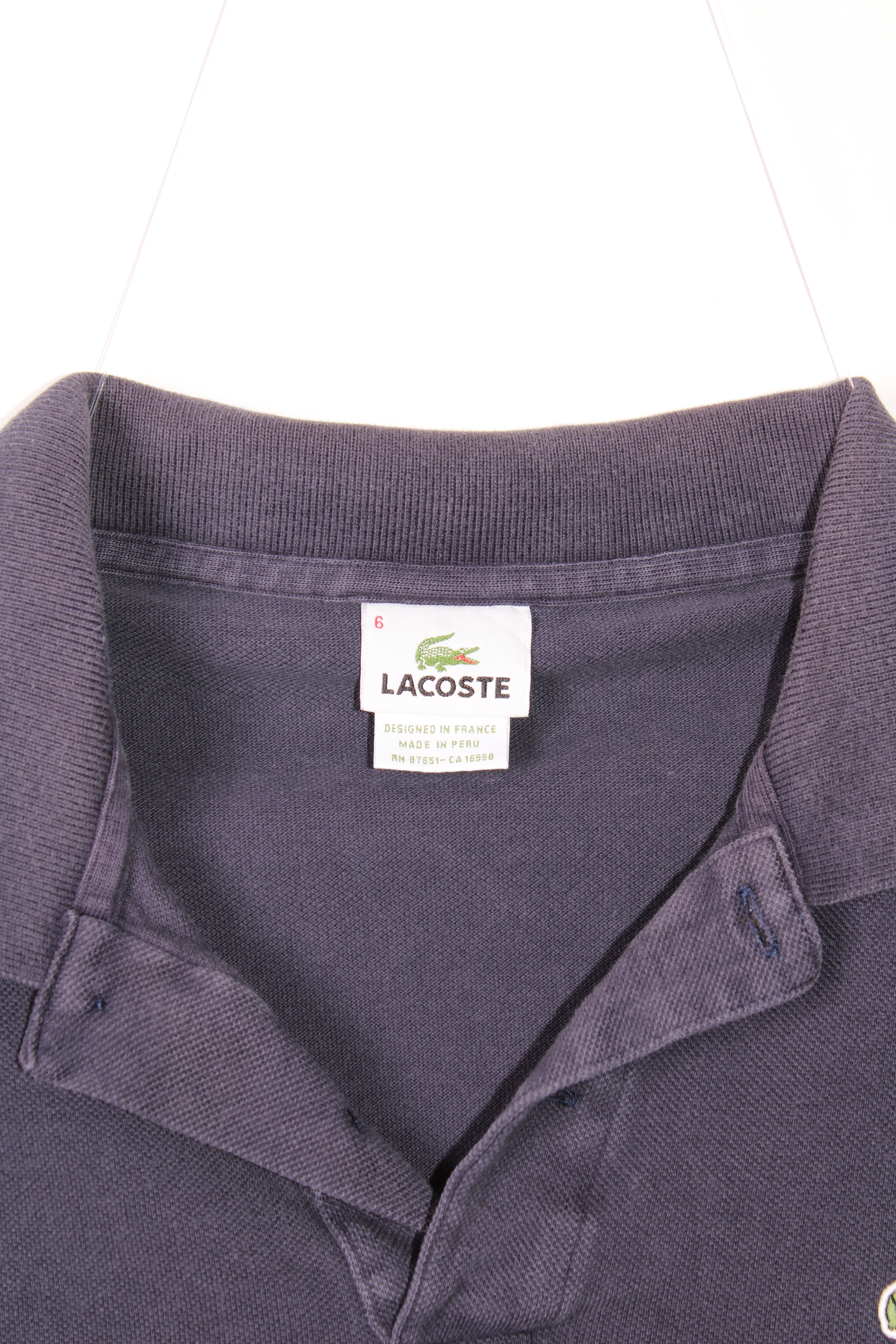 LACOSTE POLO SHIRT NAVY BLUE - XL