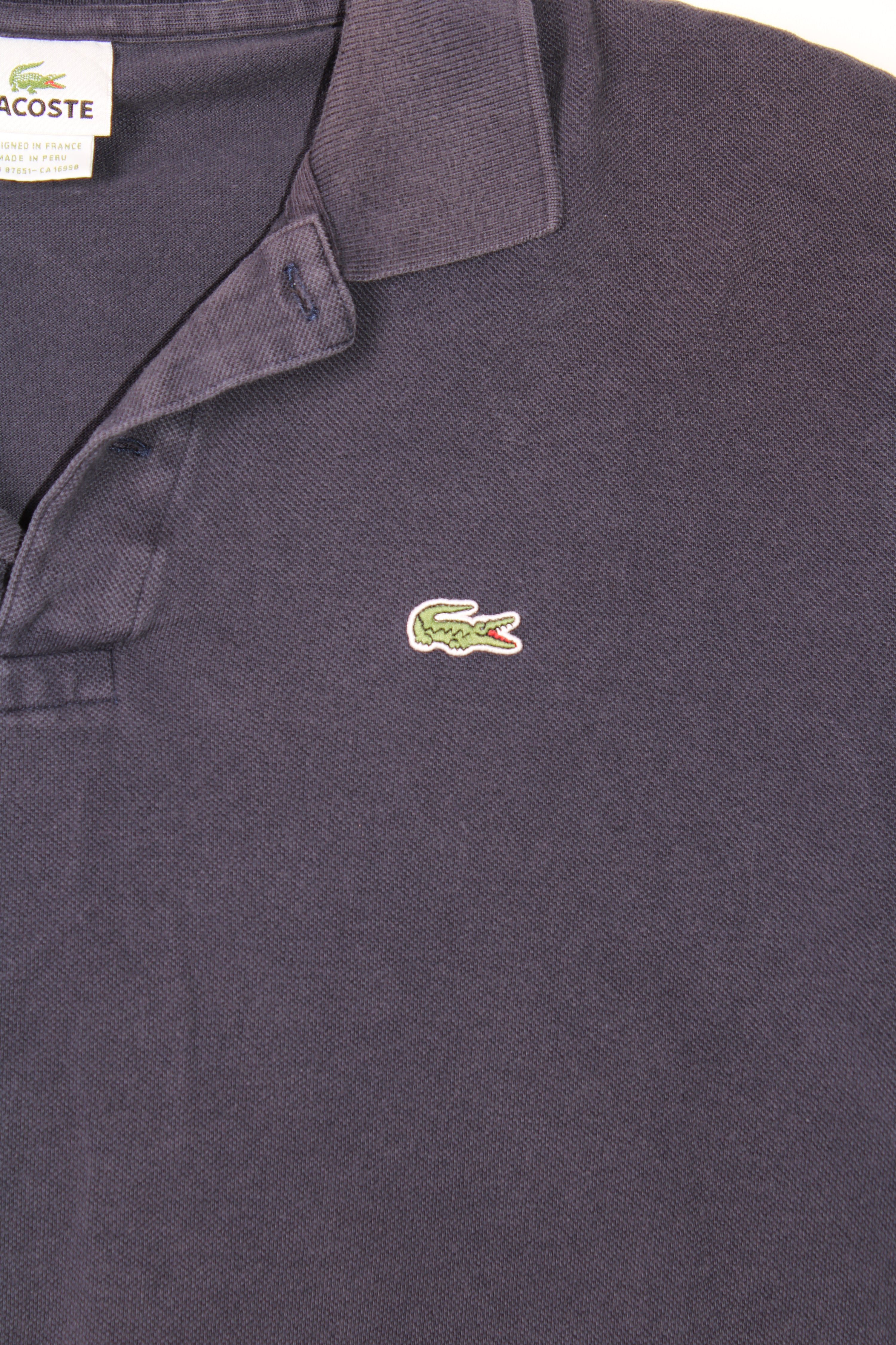 LACOSTE POLO SHIRT NAVY BLUE - XL