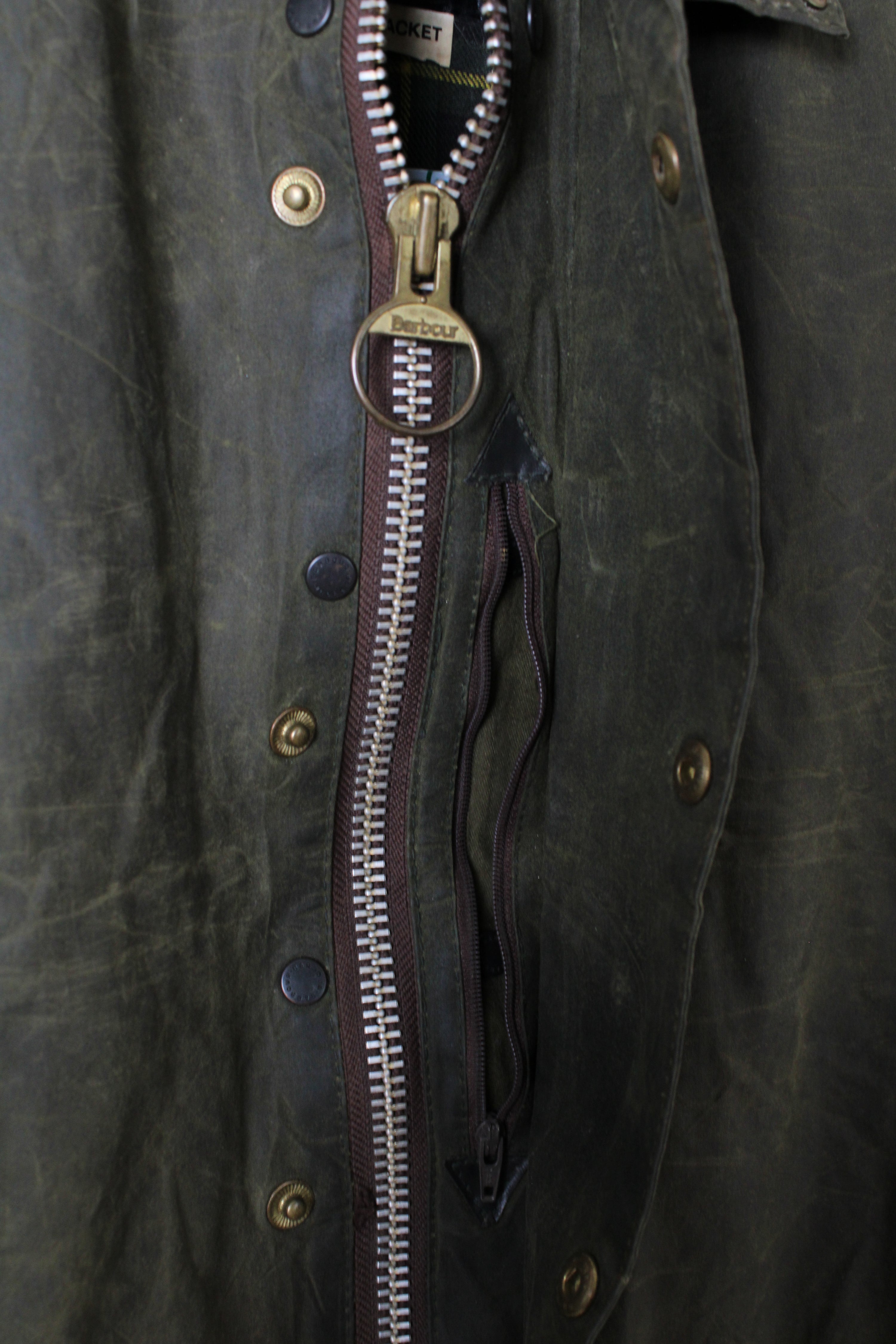 BARBOUR BEAUFORT WAXED JACKET GREEN - S/M