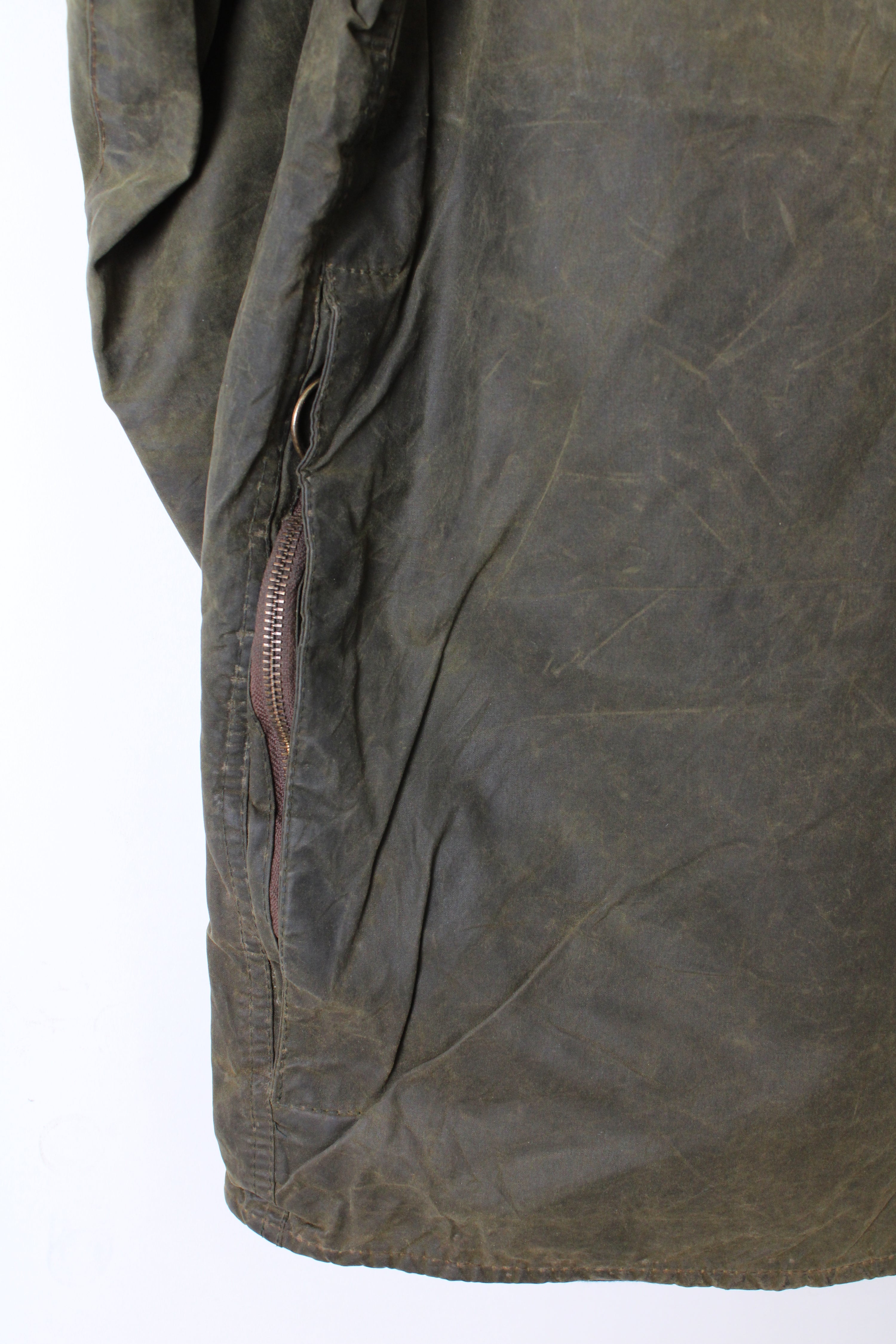 BARBOUR BEAUFORT WAXED JACKET GREEN - S/M