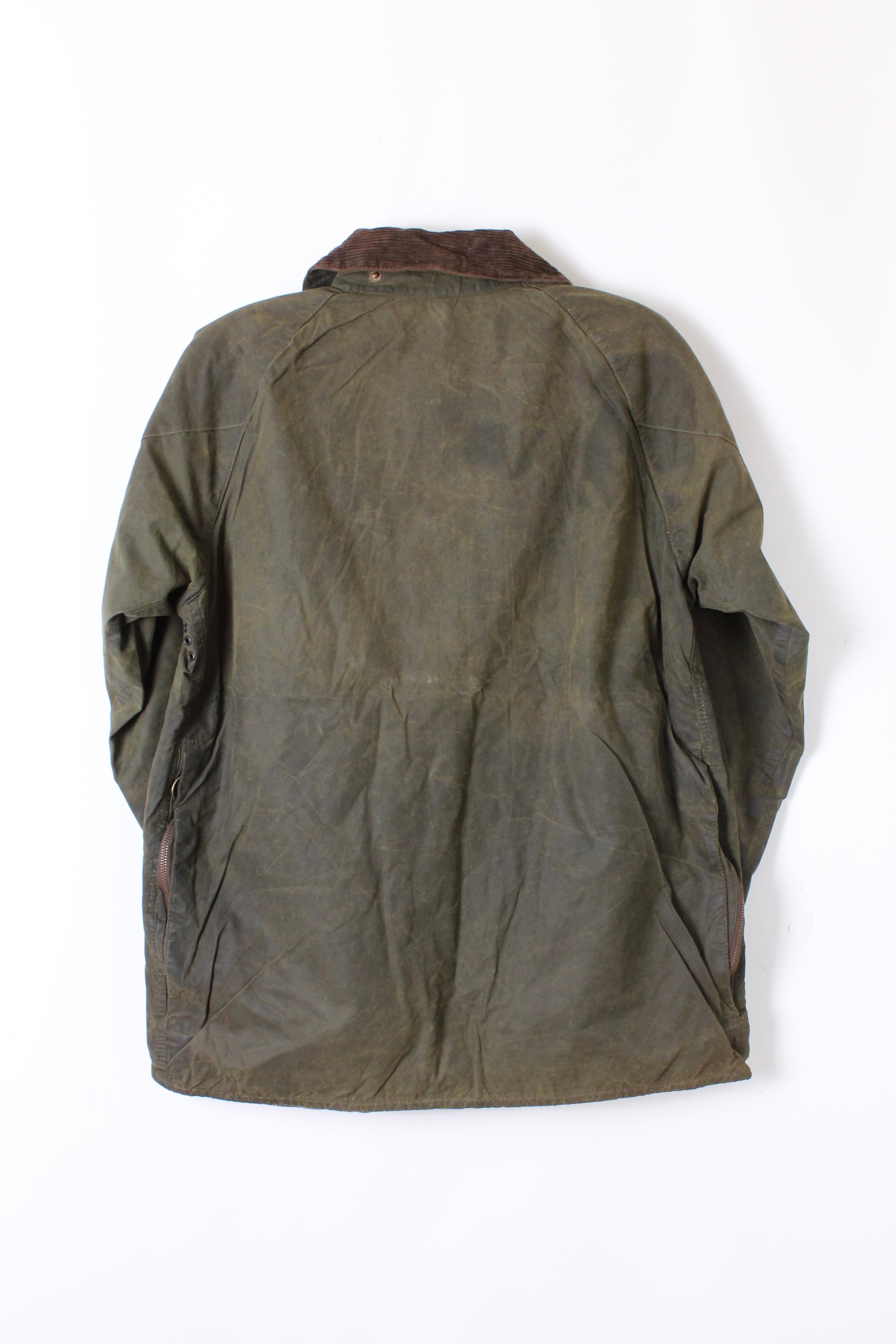 BARBOUR BEAUFORT WAXED JACKET GREEN - S/M