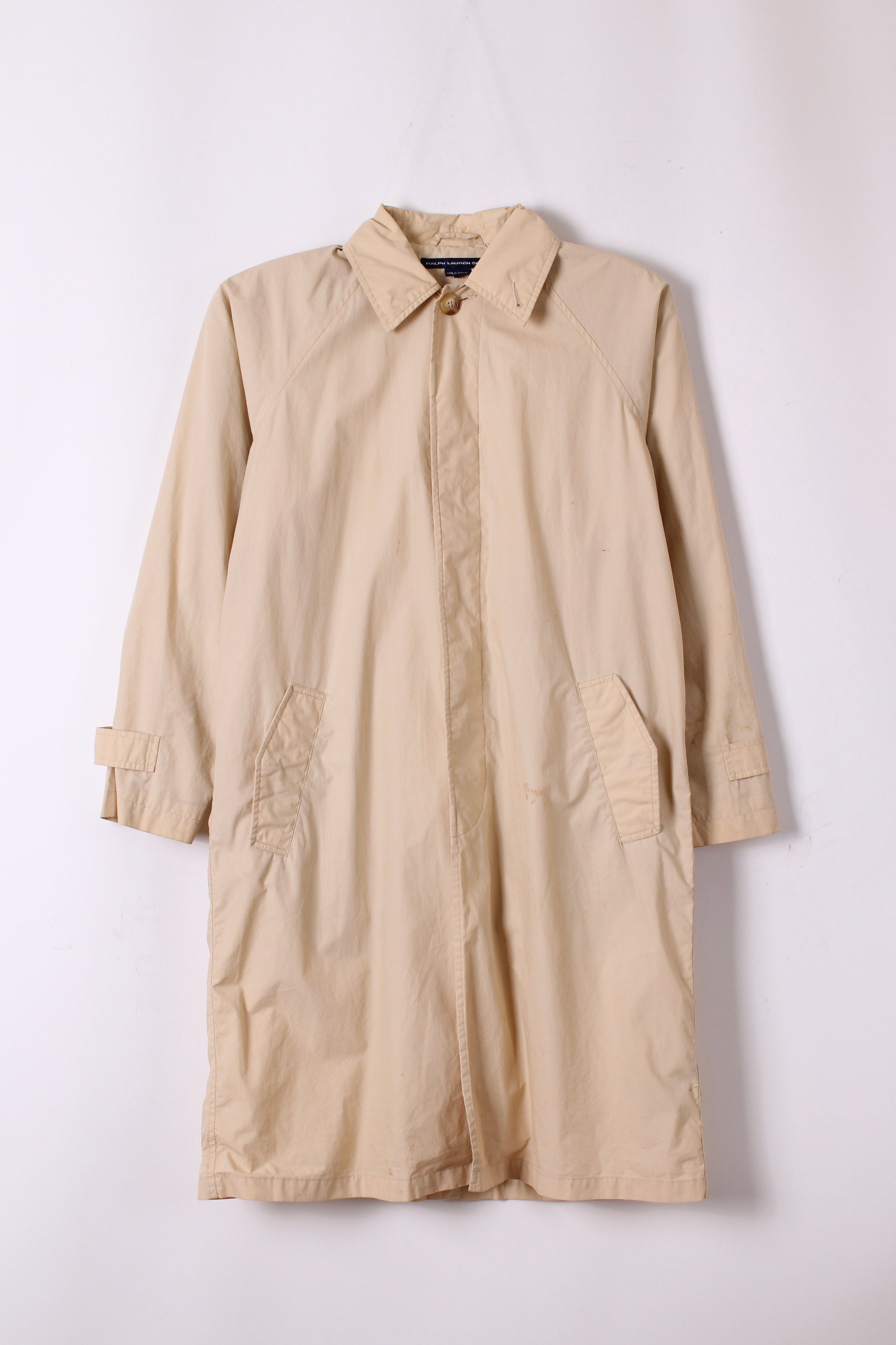 VINTAGE TRENCH COAT RALPH LAUREN BEIGE - S