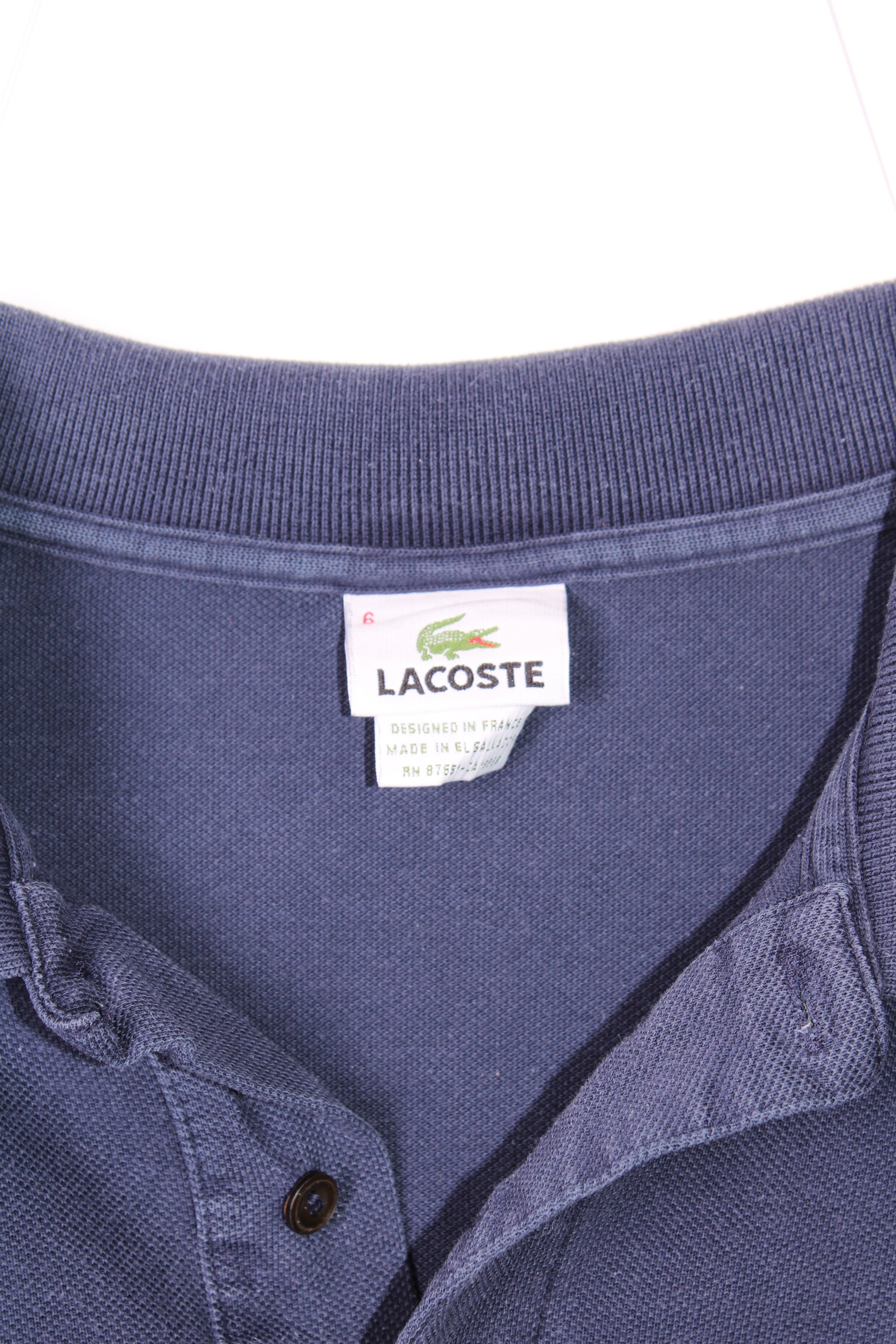 LACOSTE POLO SHIRT NAVY BLUE - XL