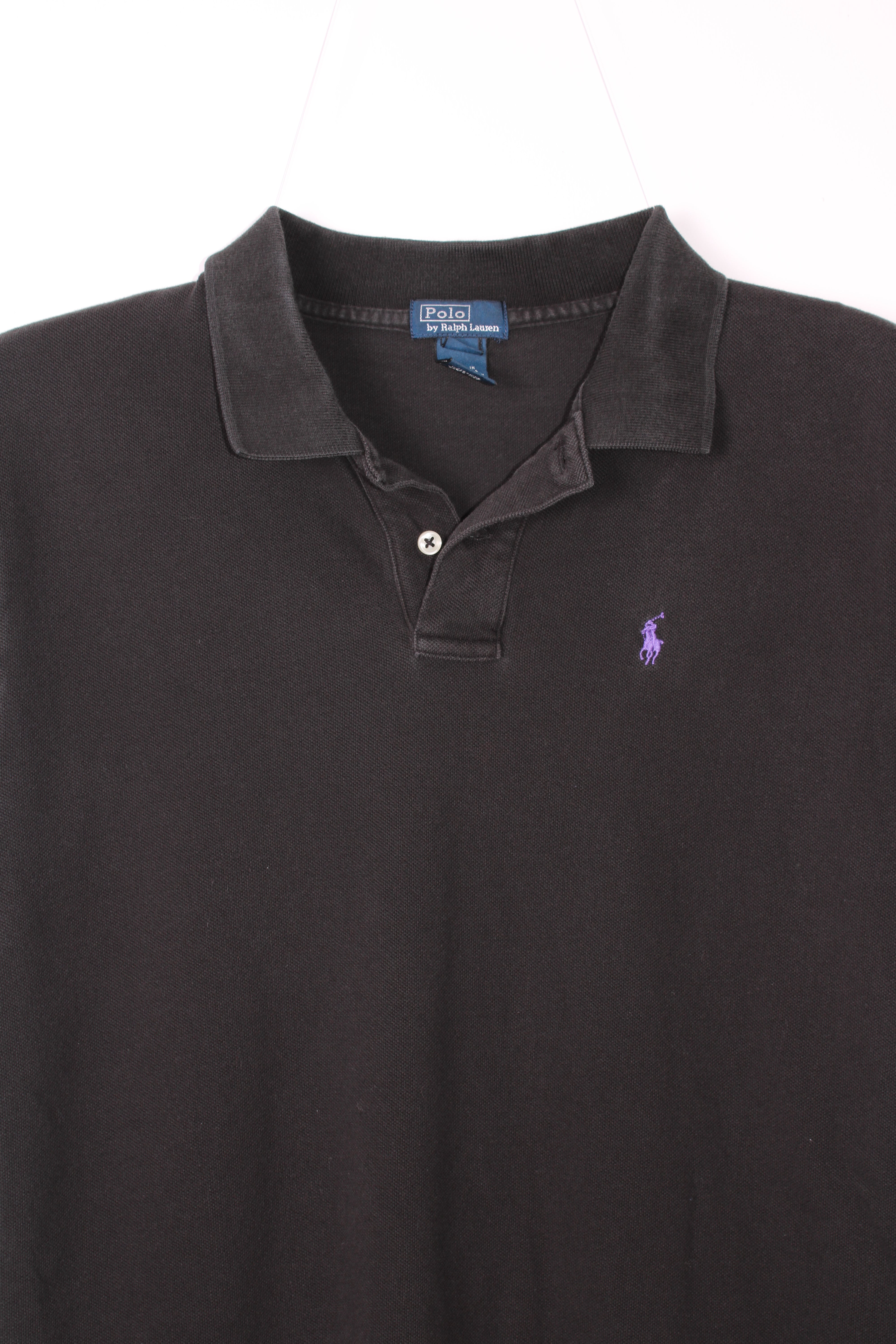 RALPH LAUREN POLO SHIRT BLACK - XL – HOLYGARMS
