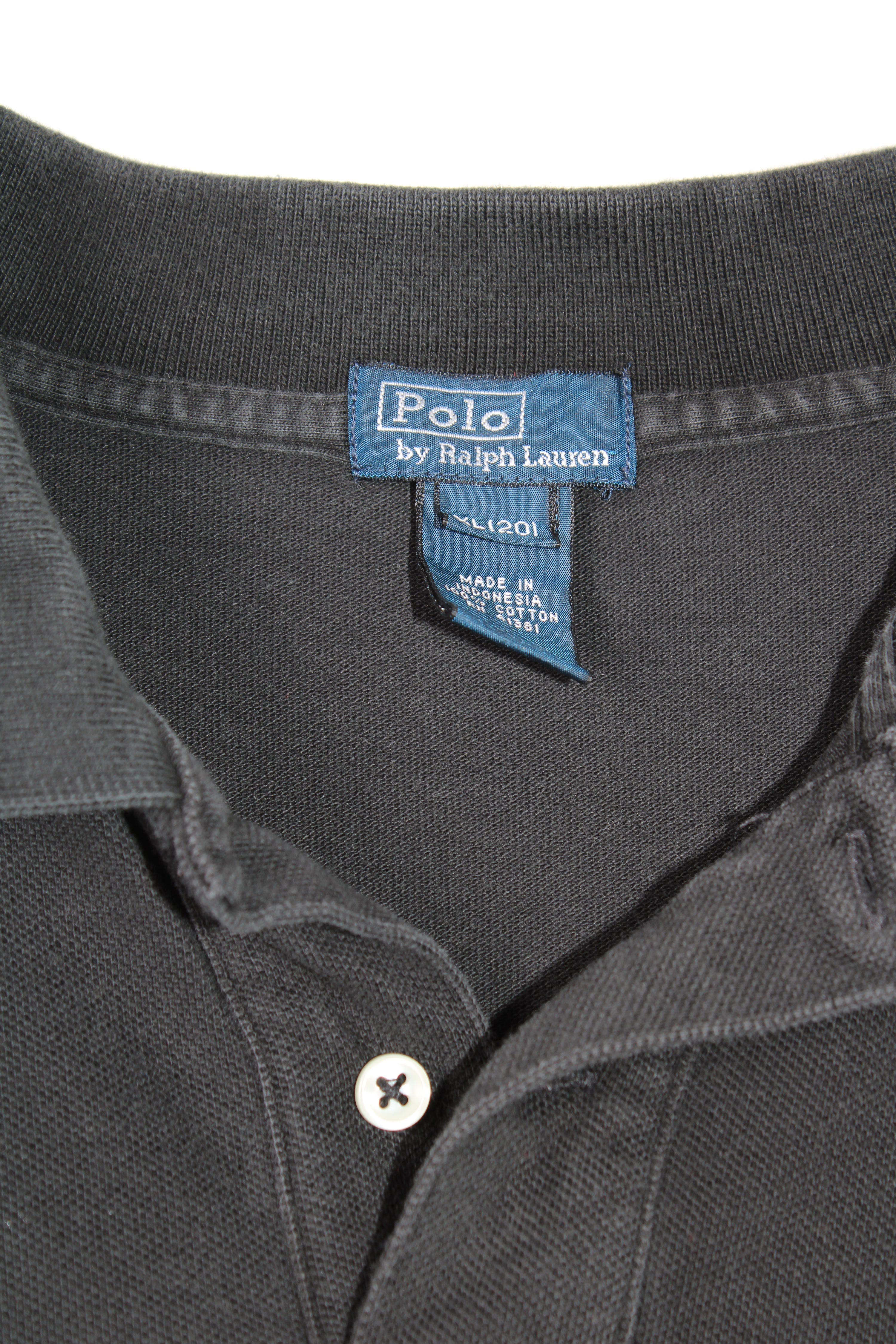 RALPH LAUREN POLO SHIRT BLACK - XL