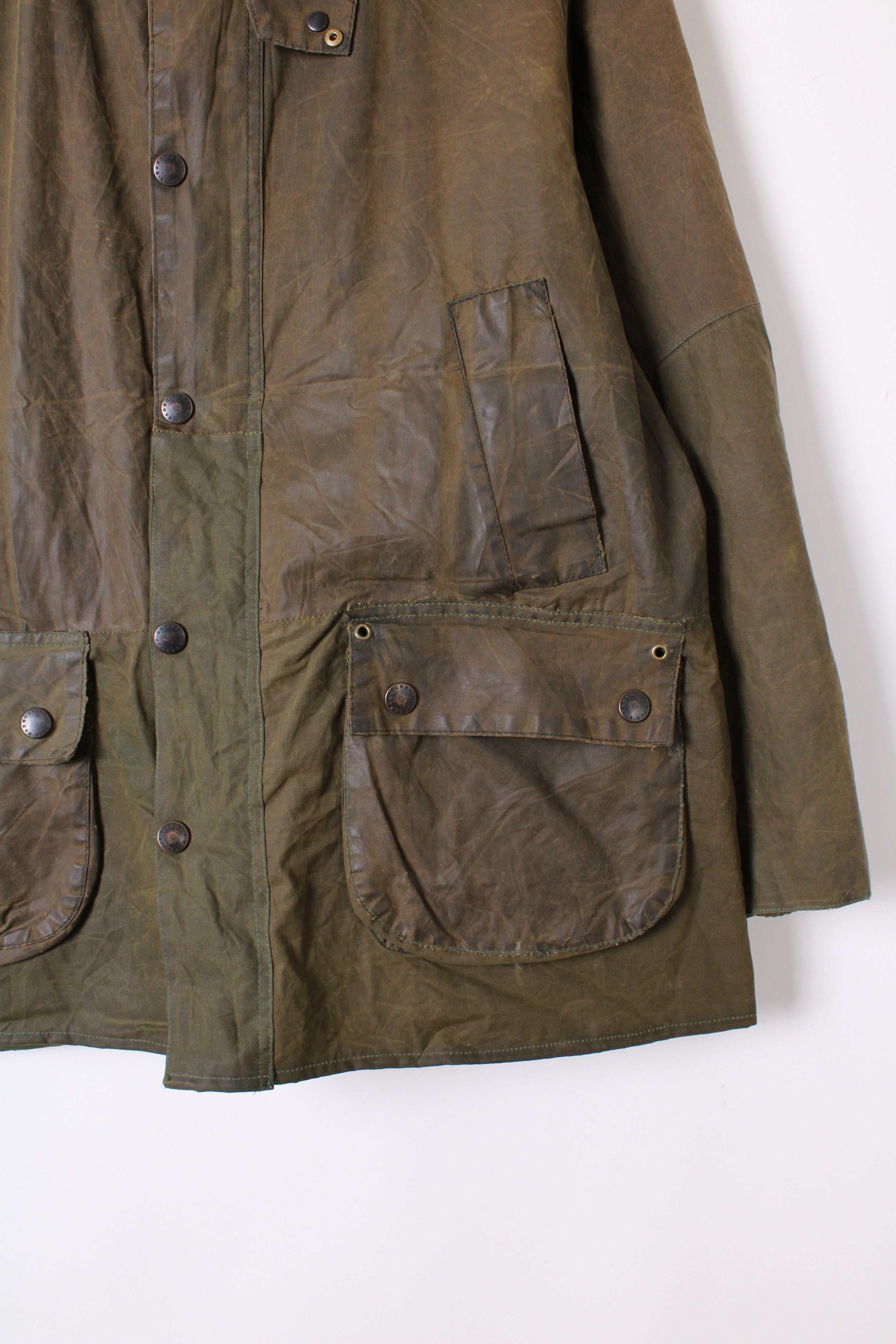 BARBOUR BEDALE WAXED JACKET GREEN - M/L