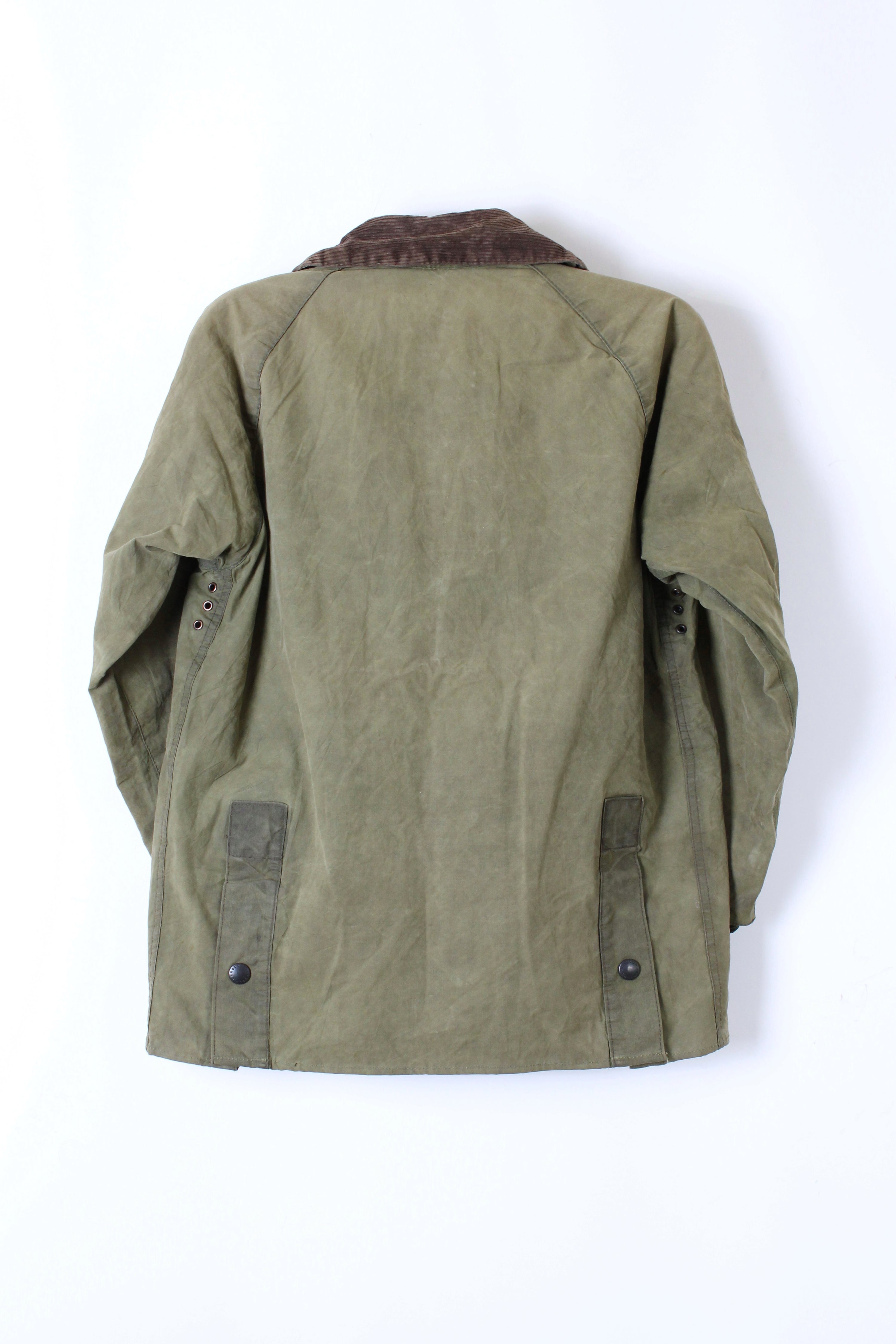 BARBOUR BEDALE 4 POCKETS WAXED JACKET GREEN - XS/S