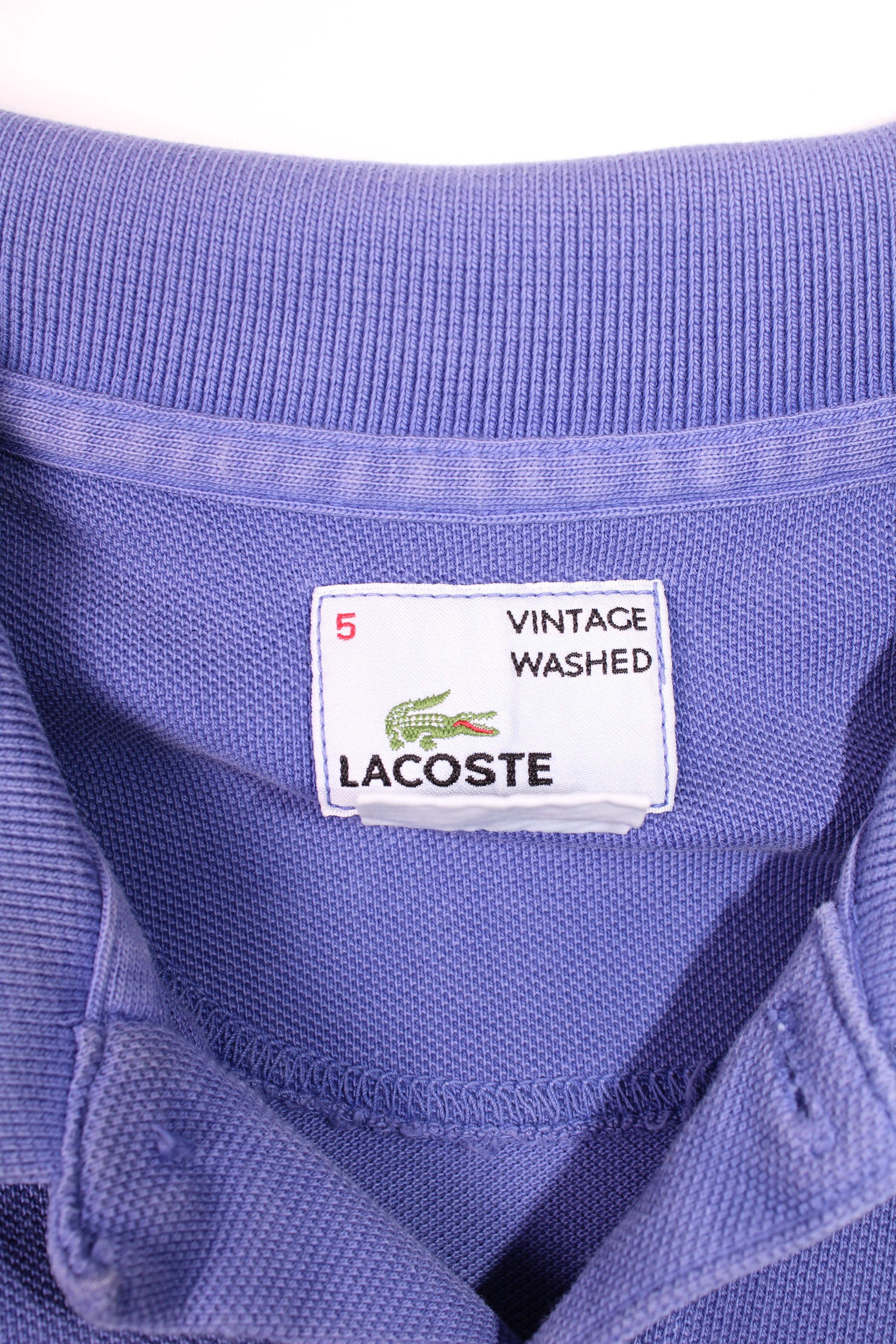 LACOSTE POLO SHIRT VINTAGE PURPLE - L