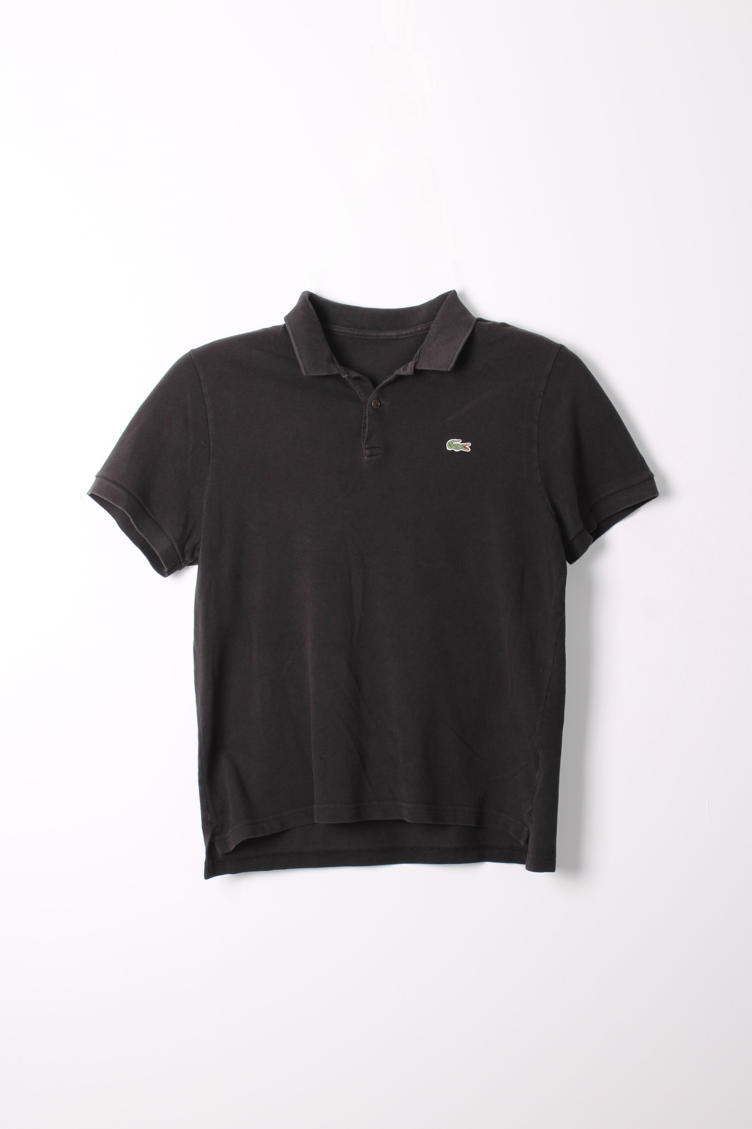 LACOSTE POLO SHIRT BLACK - S/M