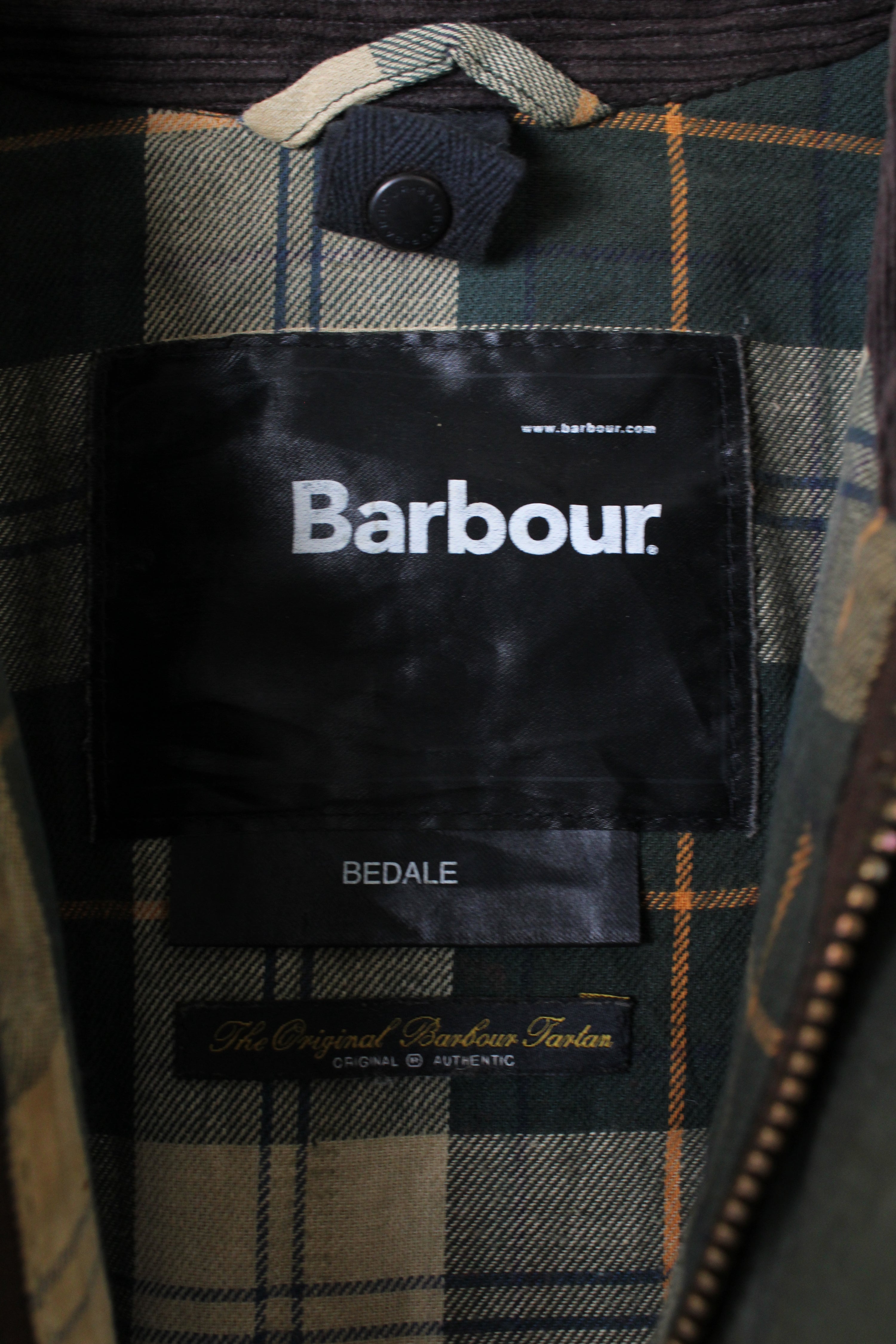 BARBOUR BEDALE WAXED JACKET GREEN - S/M