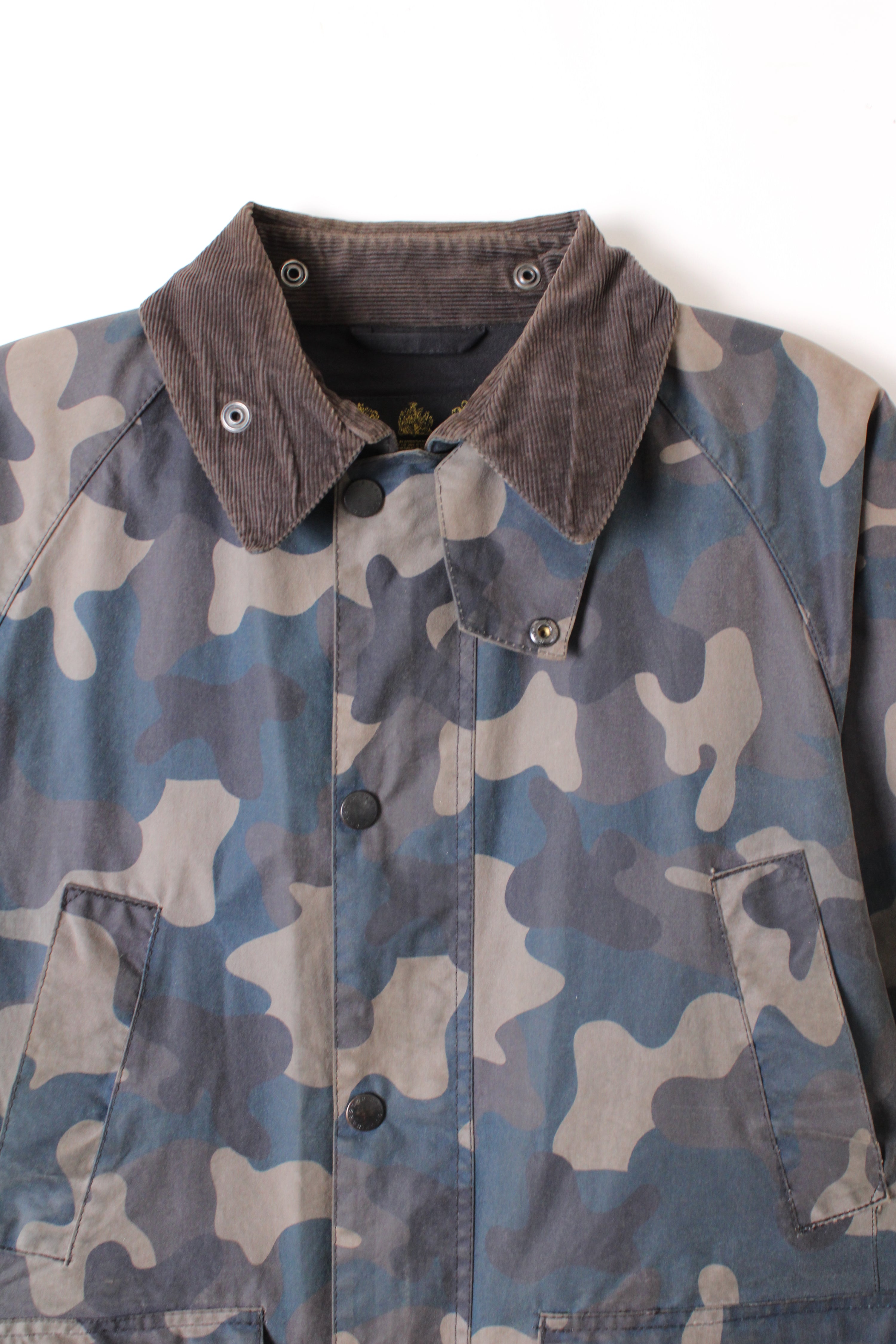 BARBOUR BEDALE SL CAMO WAXED JACKET - M