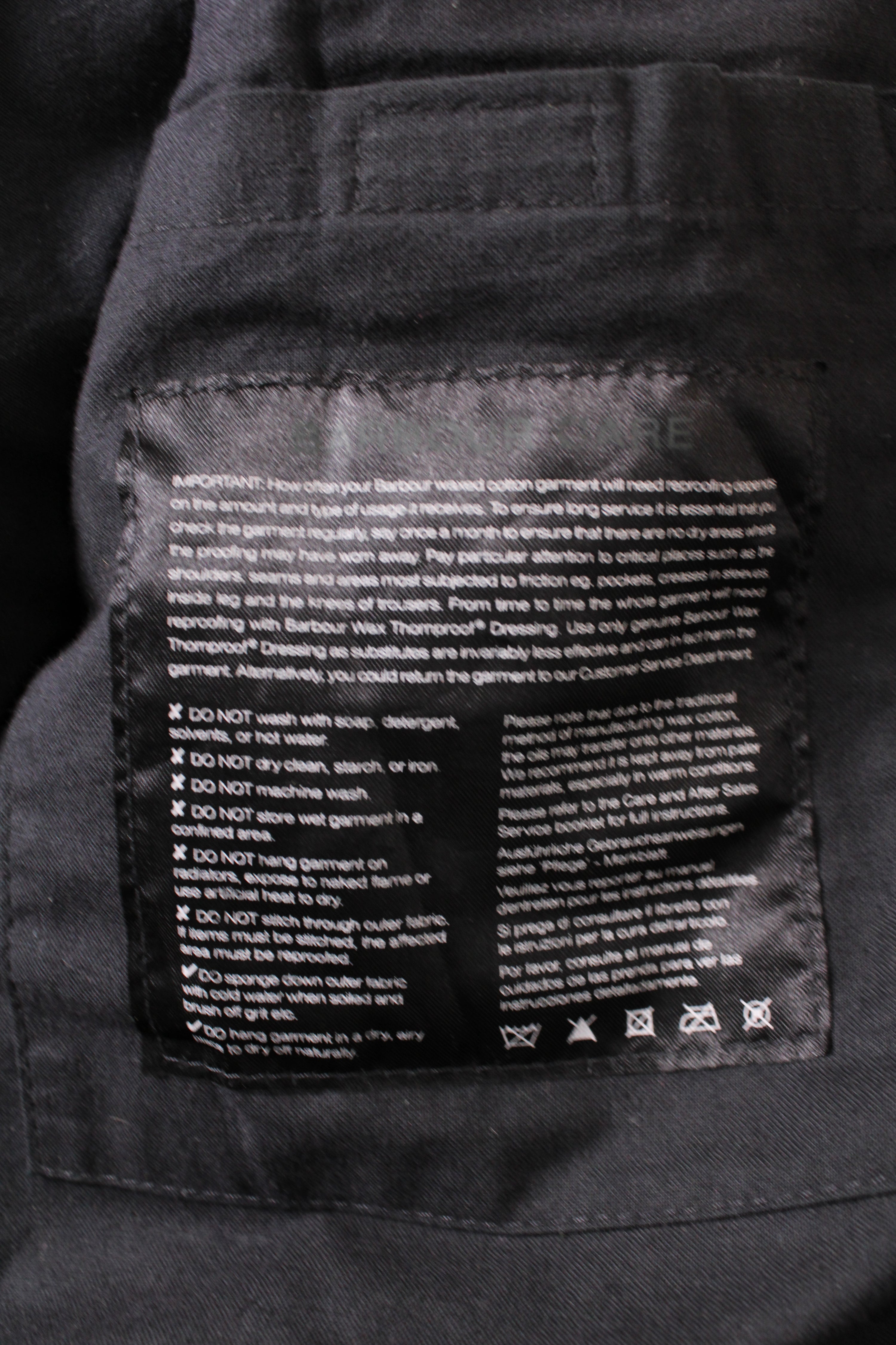 BARBOUR BEDALE SL CAMO WAXED JACKET - M