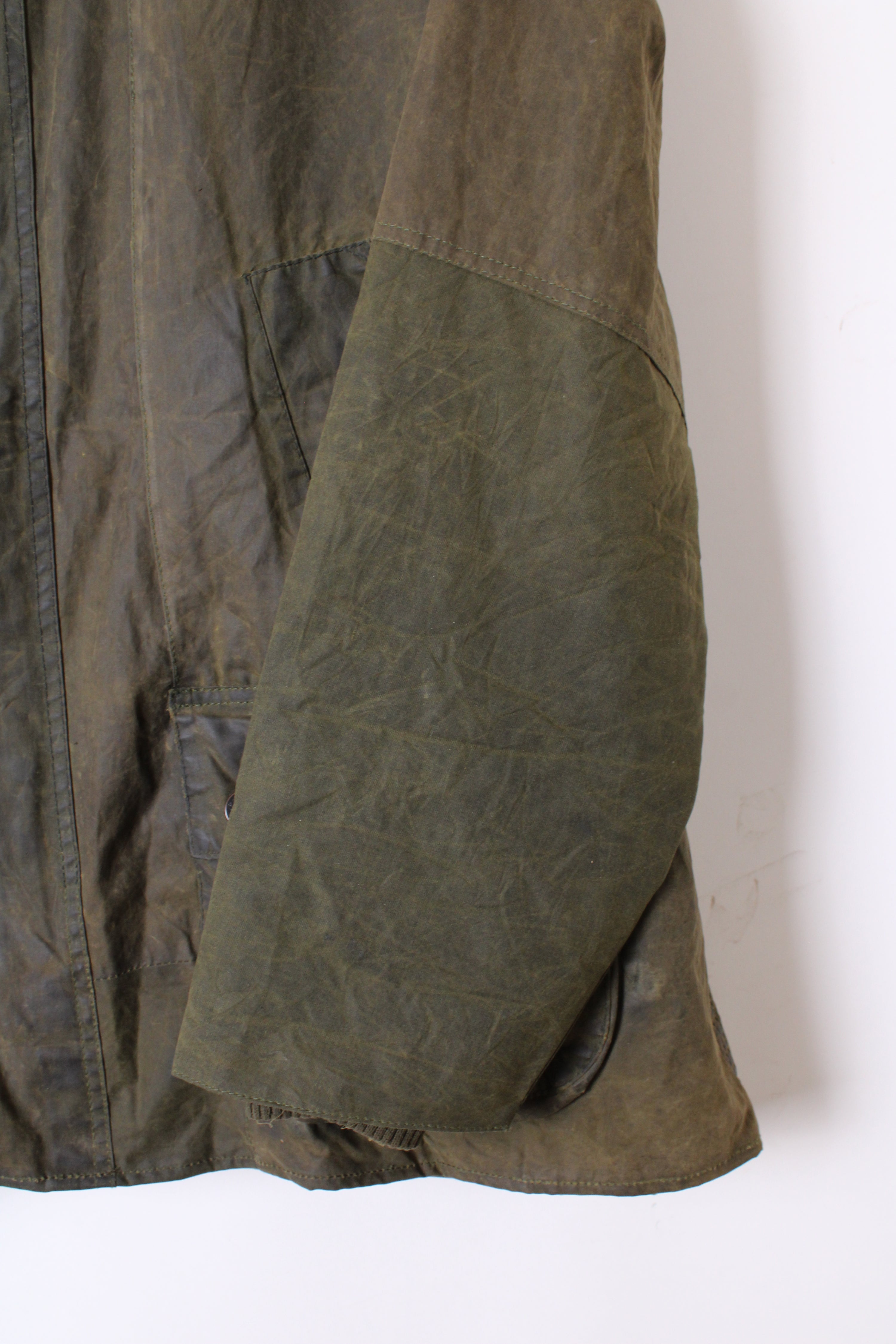 BARBOUR BEDALE WAXED JACKET GREEN - L/XL
